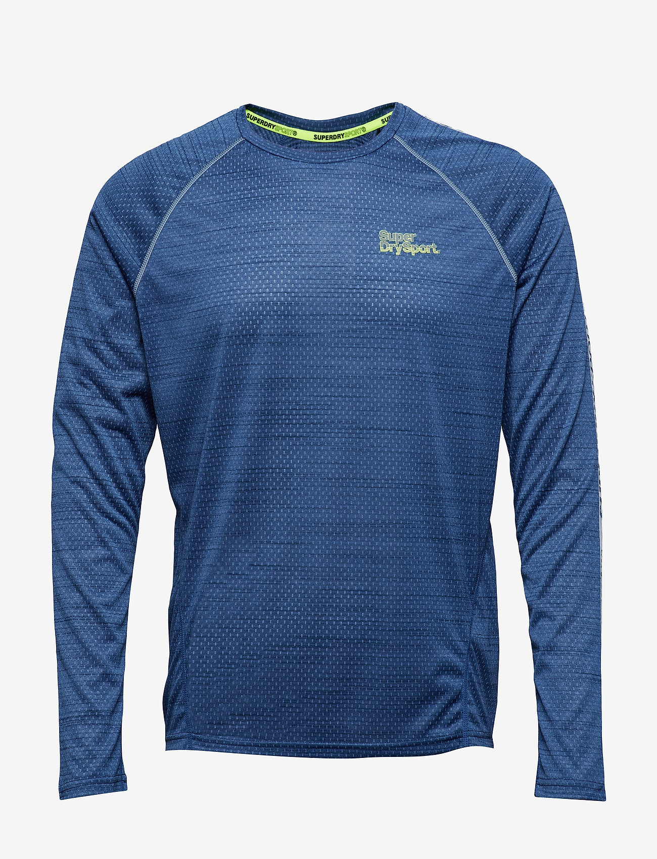 Superdry Sport - ACTIVE MICROVENT L/S TEE - denim marl - 0