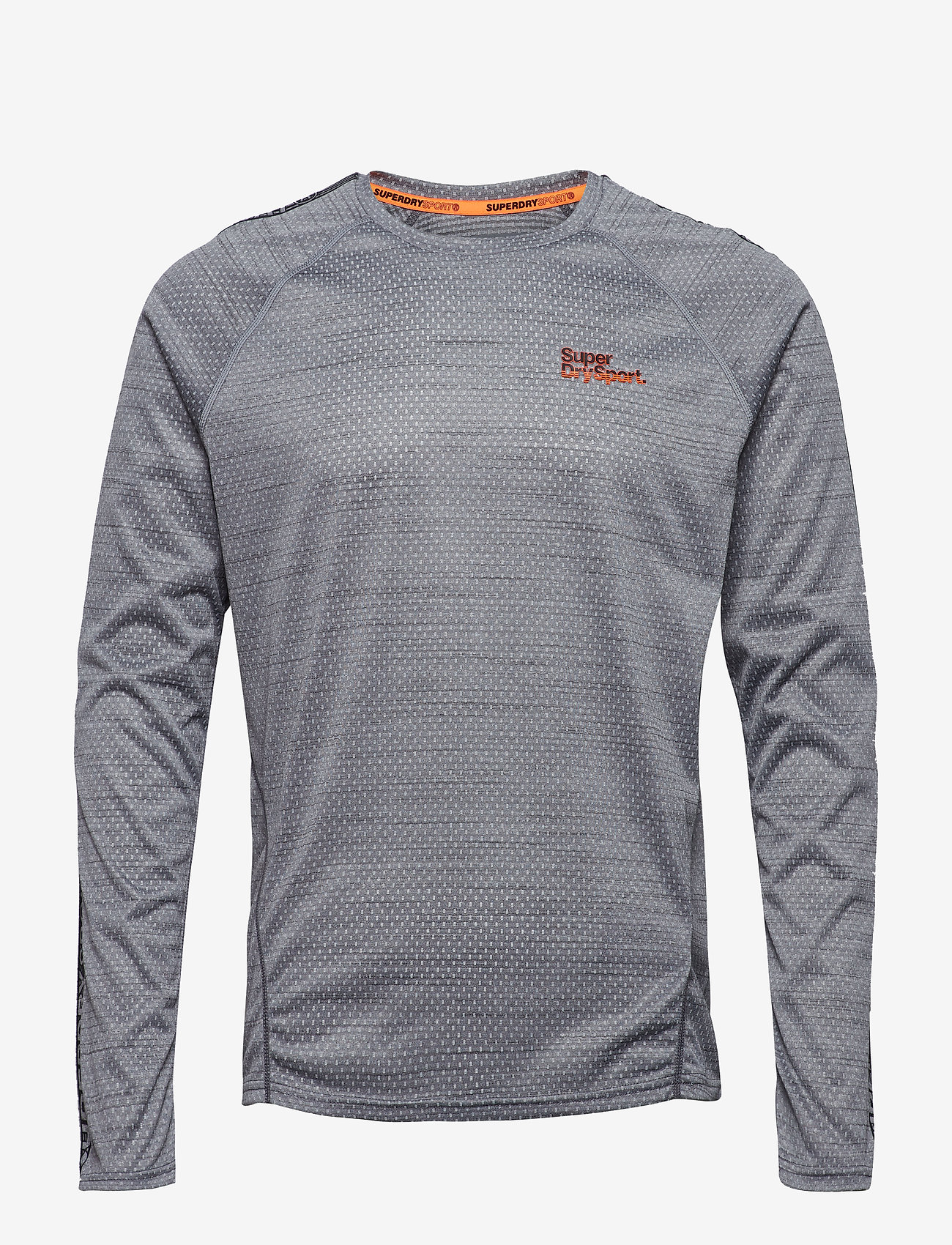 ACTIVE MICROVENT L/S TEE - VAPOR GREY MARL