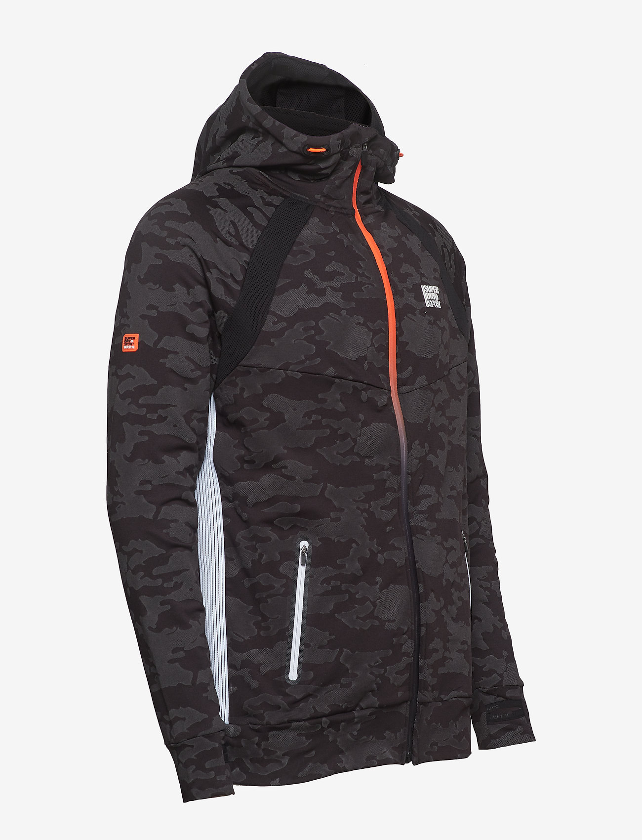 Superdry Sport - ACTIVE TRAINING ZIPHOOD - black reflective camo - 3