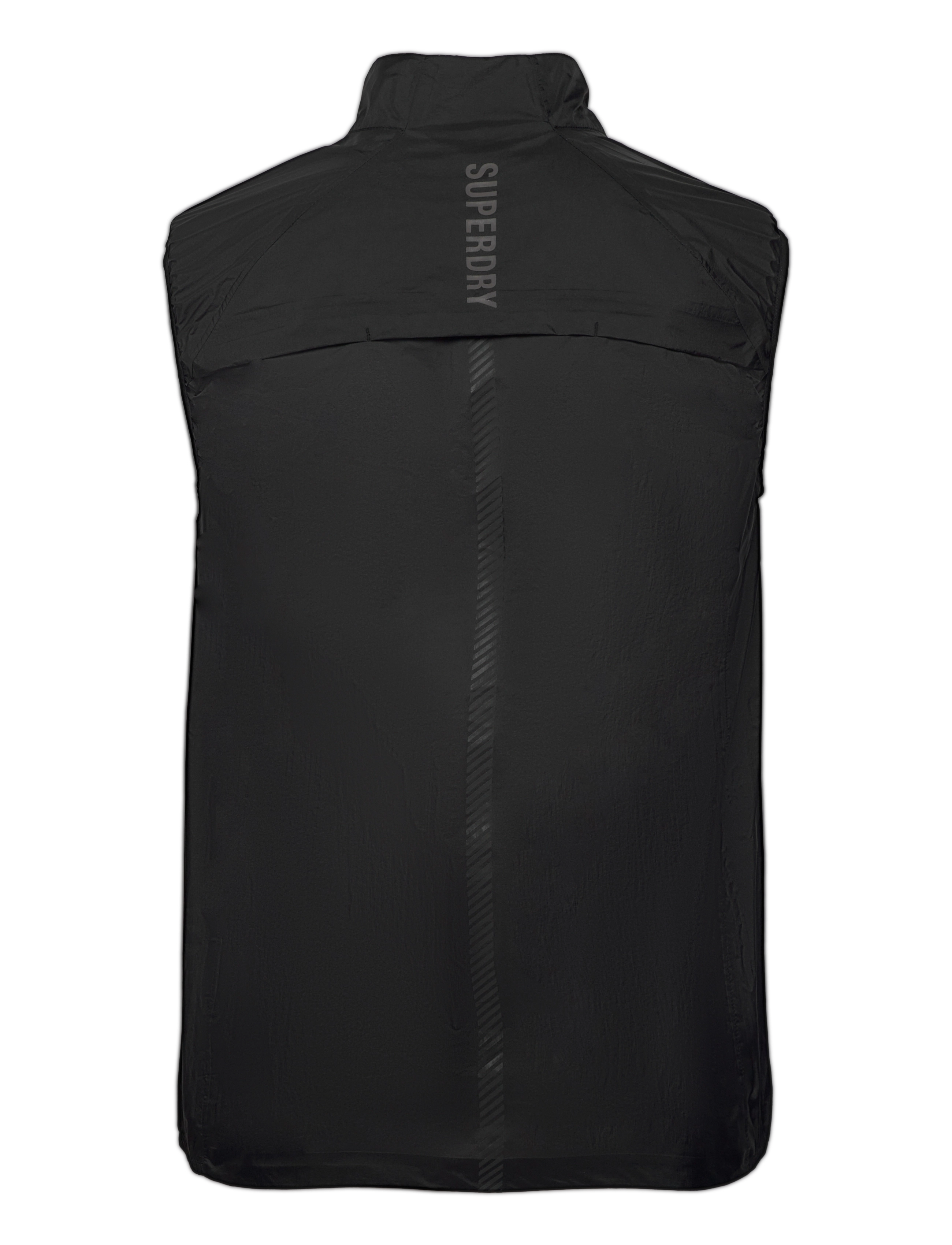 Superdry Sport - RUN LW WIND GILET - black - 1