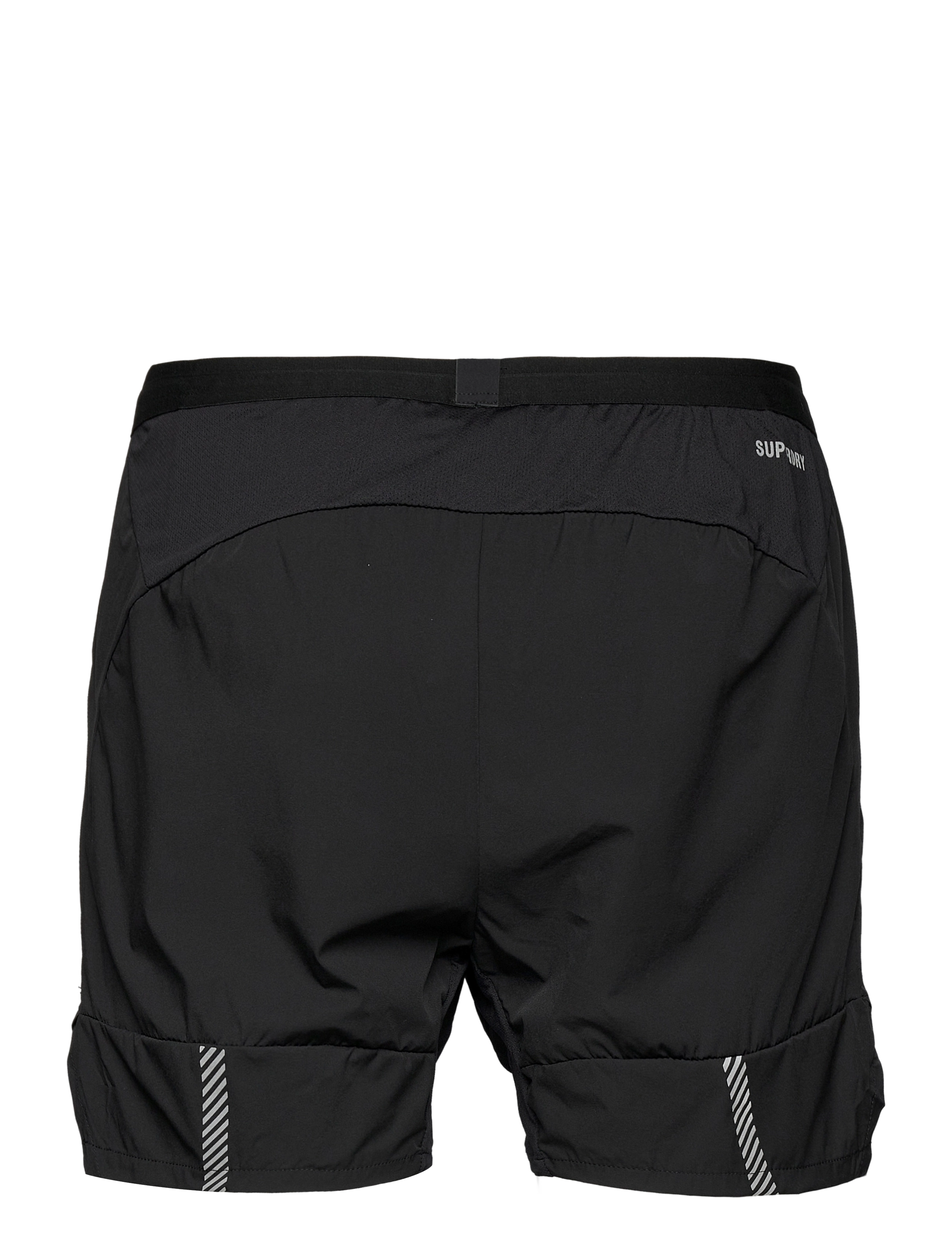 Superdry Sport - RUN PREMIUM LAYERED SHORTS - black - 1