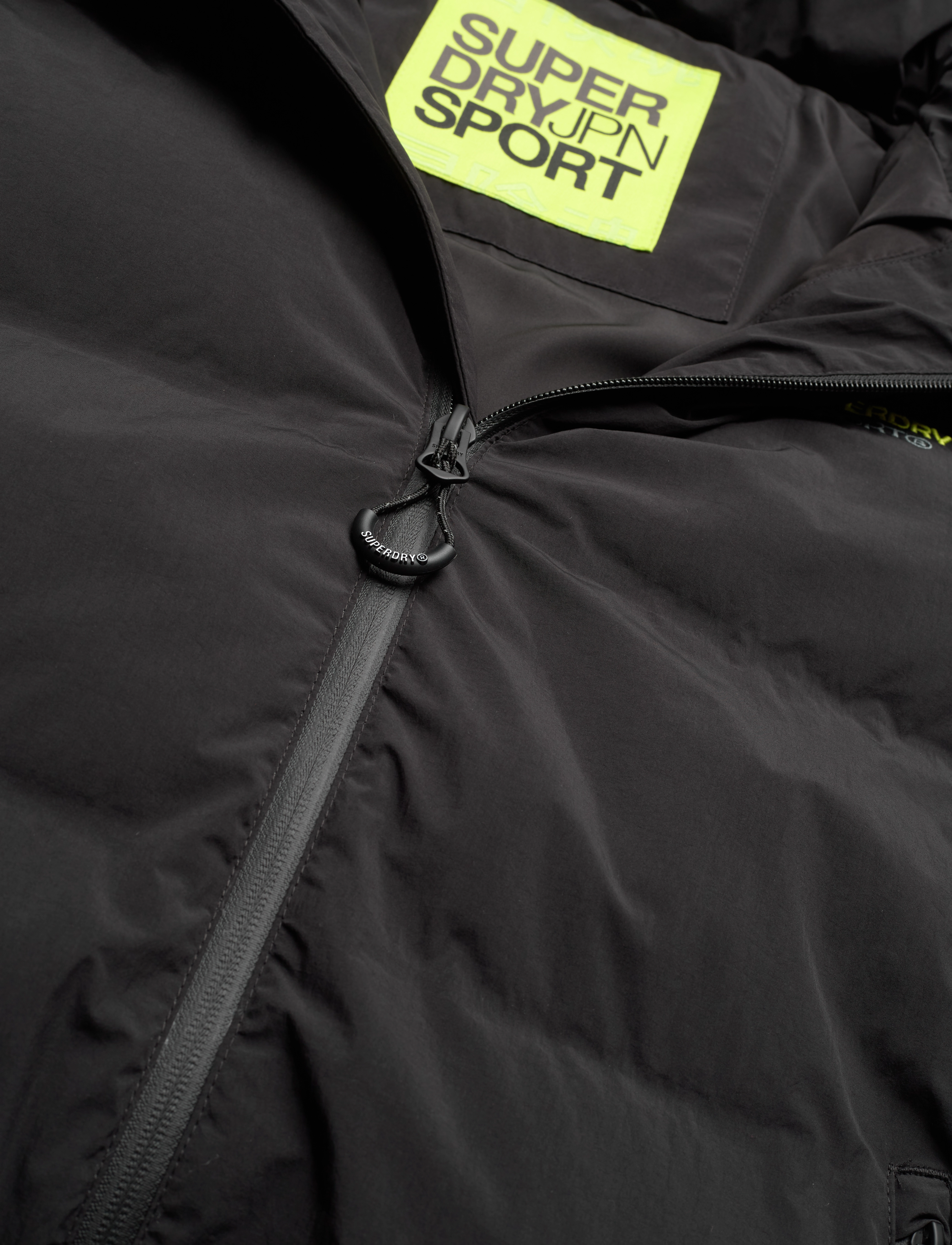 Superdry Sport - HOODED BOXY PUFFER JACKET - black - 5