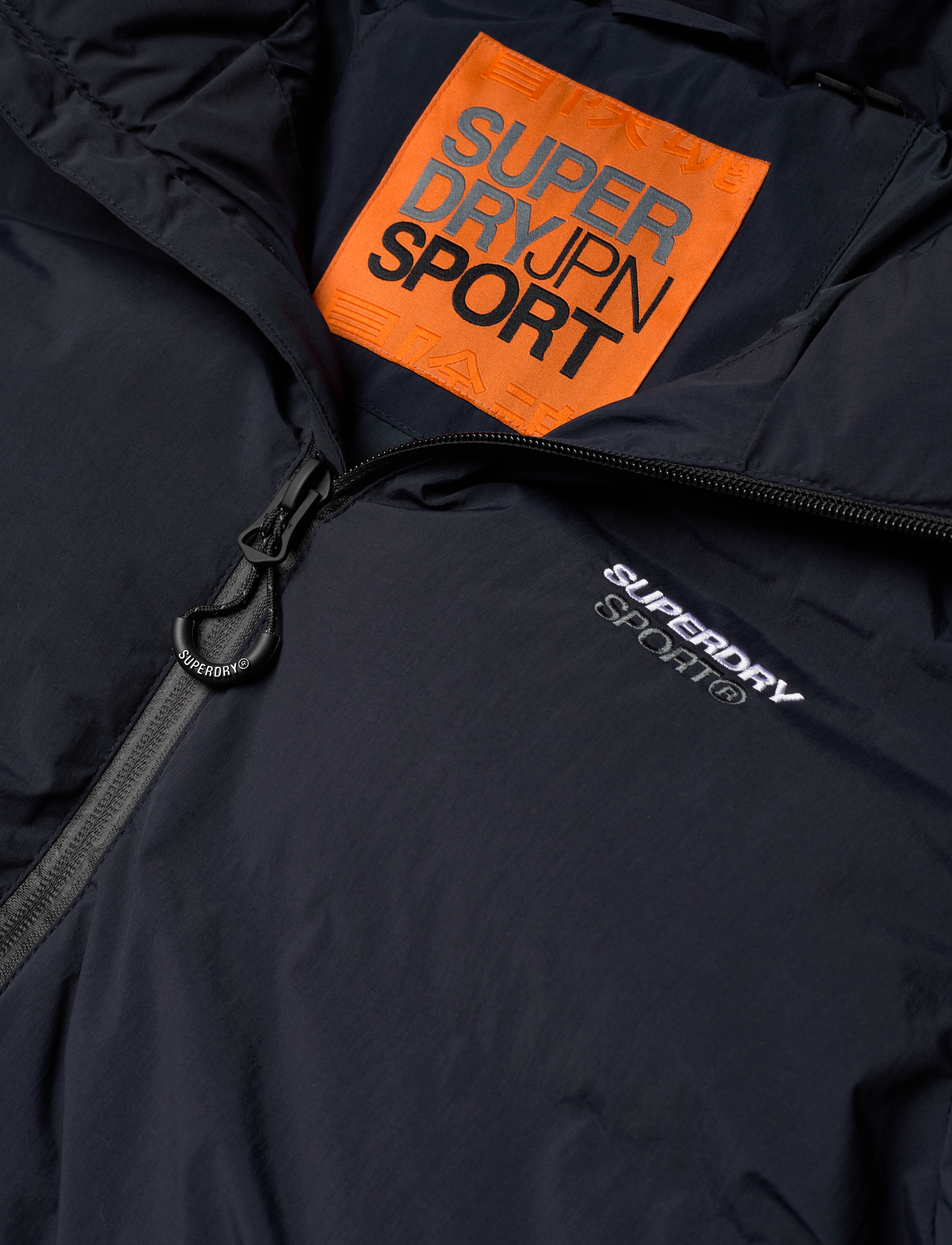 Superdry Sport - HOODED BOXY PUFFER JACKET - eclipse navy - 4