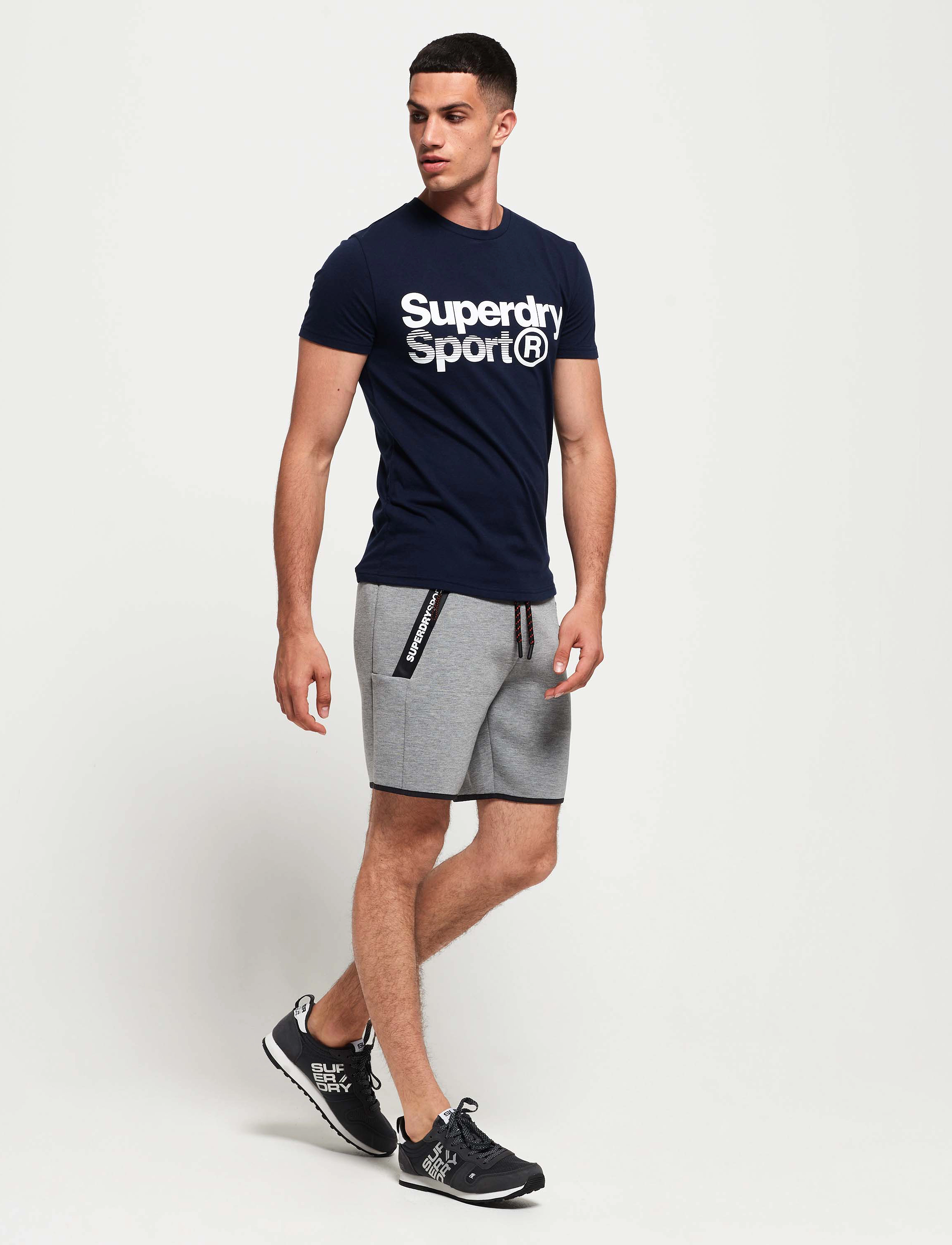 Superdry Sport - CORE SPORT GRAPHIC TEE - dark navy - 4