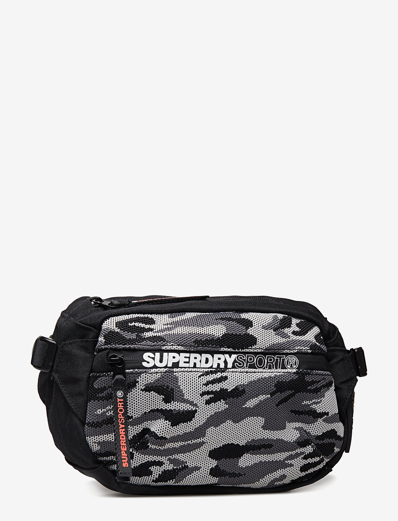Superdry Sport - SPORT BUM BAG - black jacquard camo - 2
