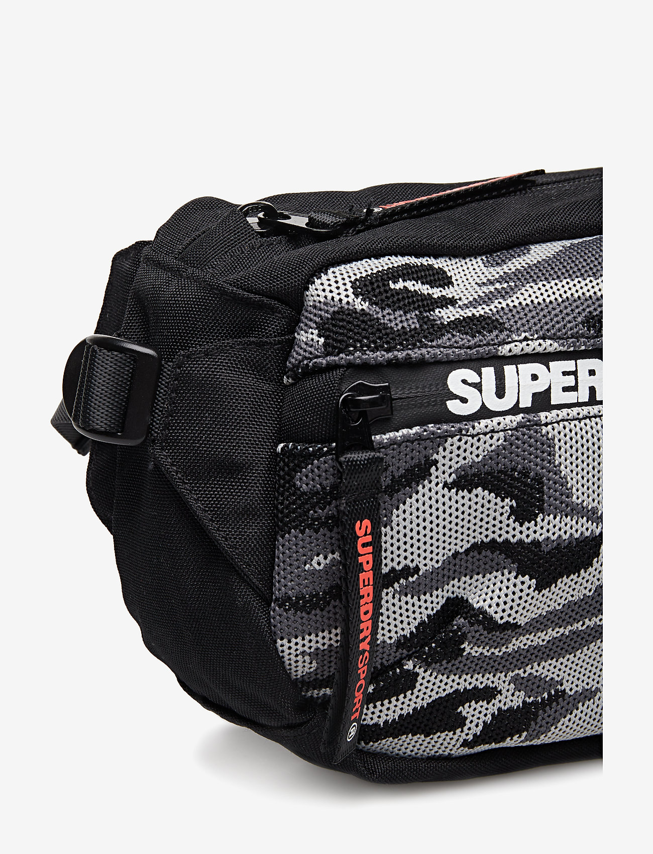 Superdry Sport - SPORT BUM BAG - black jacquard camo - 4