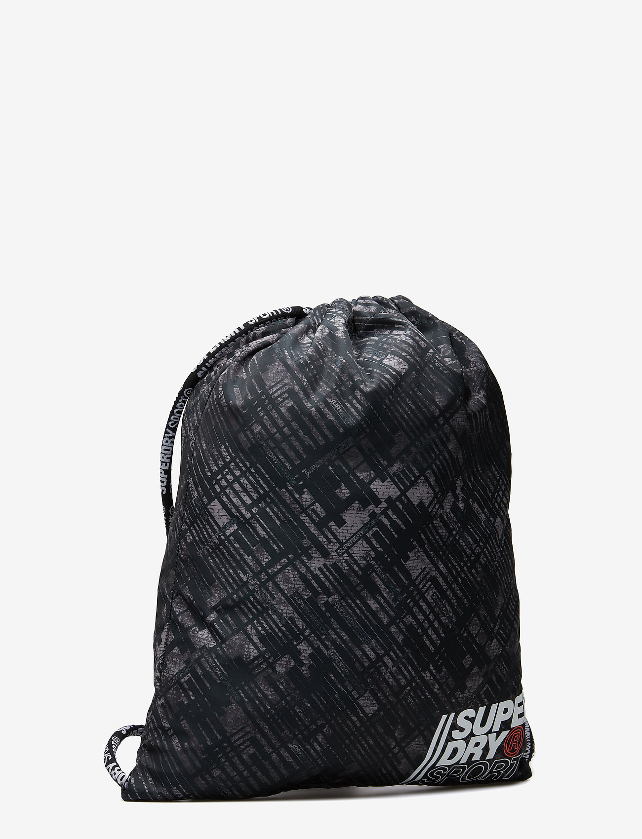 Superdry Sport - SPORT DRAWSTRING BAG - black grid - 2
