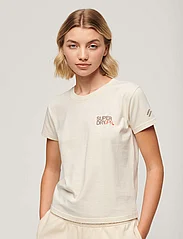 Superdry Sport - SPORTSWEAR LOGO FITTED TEE - t-shirts - rice white - 2