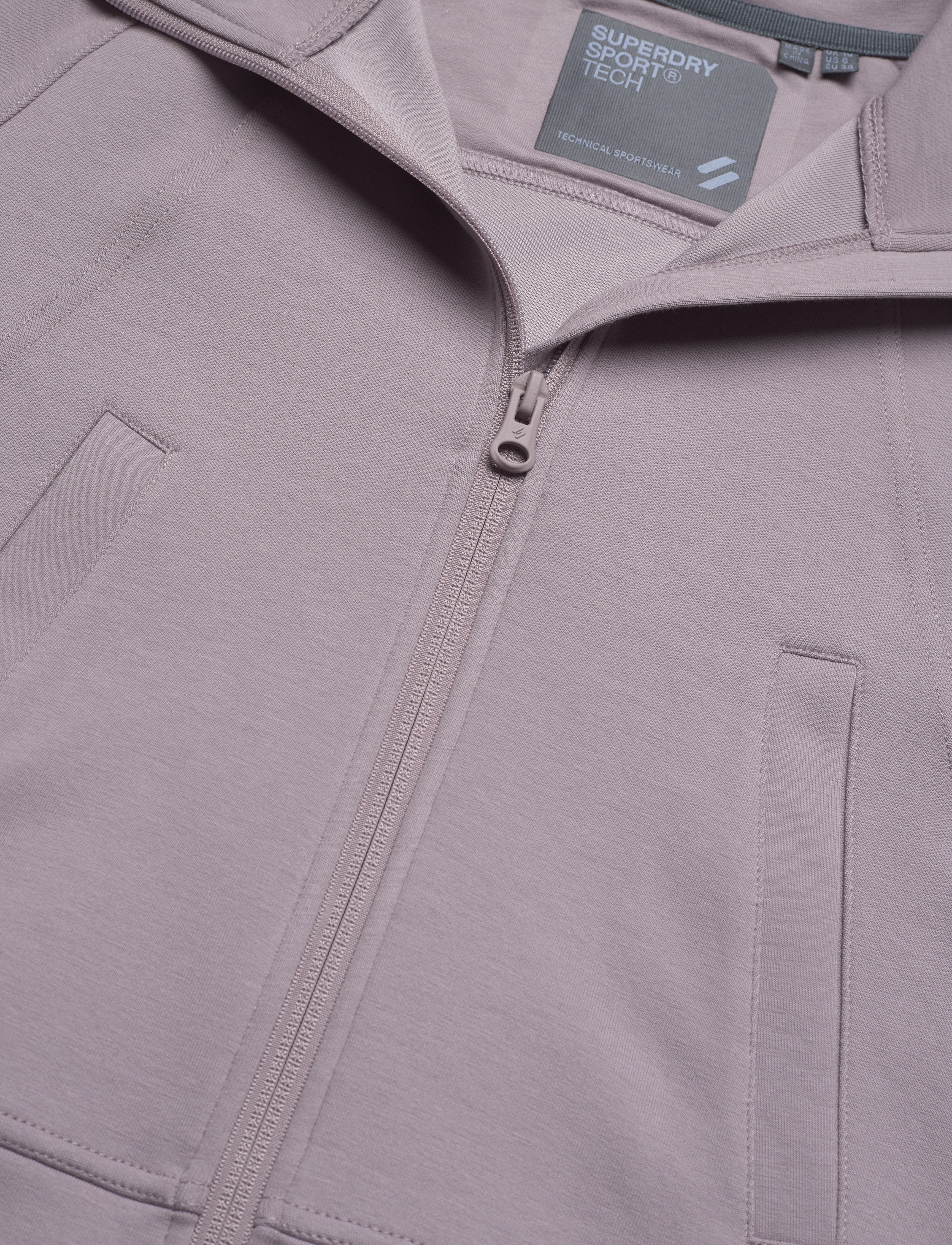 Superdry Sport - SPORT TECH RELAXED ZIPHOOD - quail purple - 5