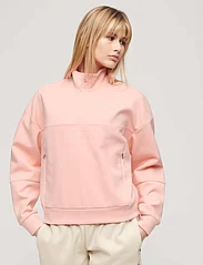 Superdry Sport - SPORT TECH RELAXED HALF ZIP - sweatshirts & hoodies - peach pearl pink - 2