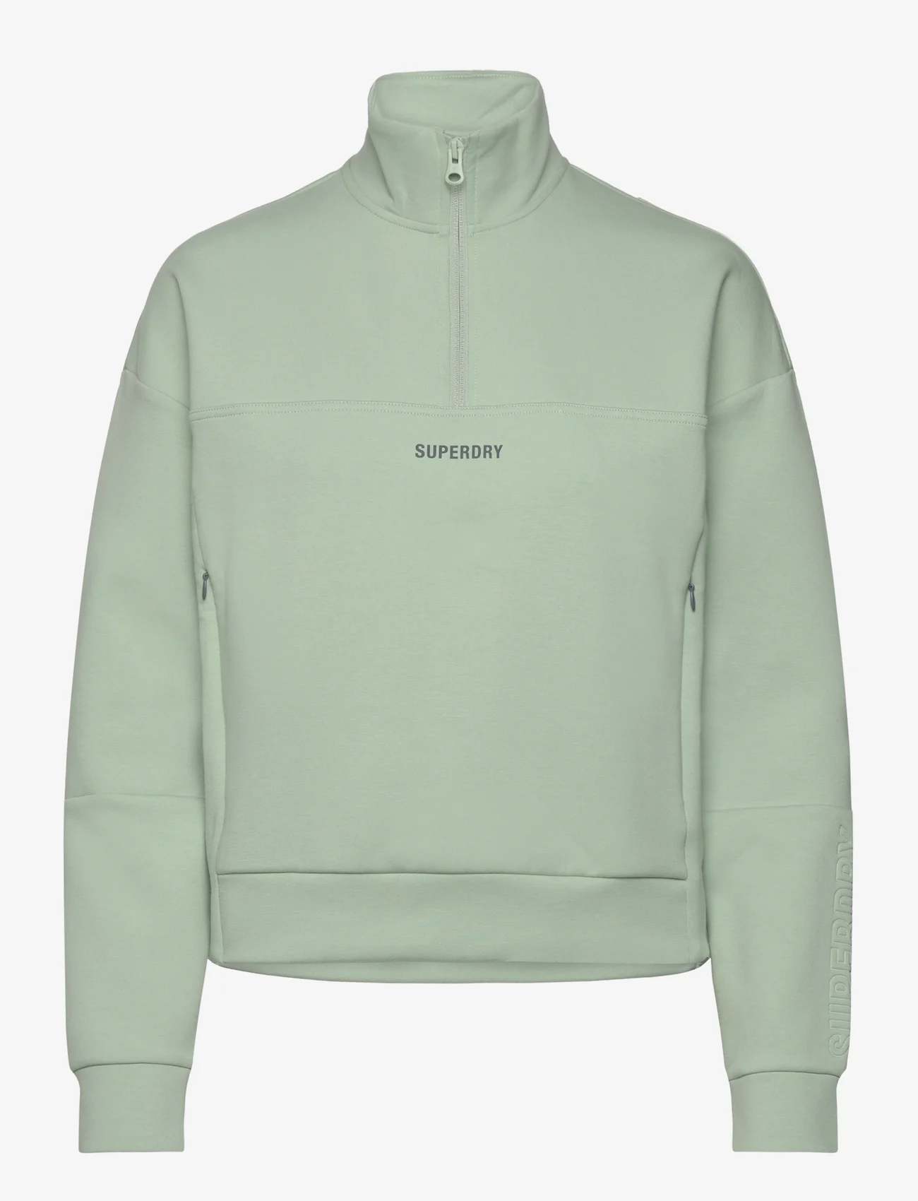 Superdry Sport - SPORT TECH RELAXED HALF ZIP - sweatshirts & hoodies - sea green - 0