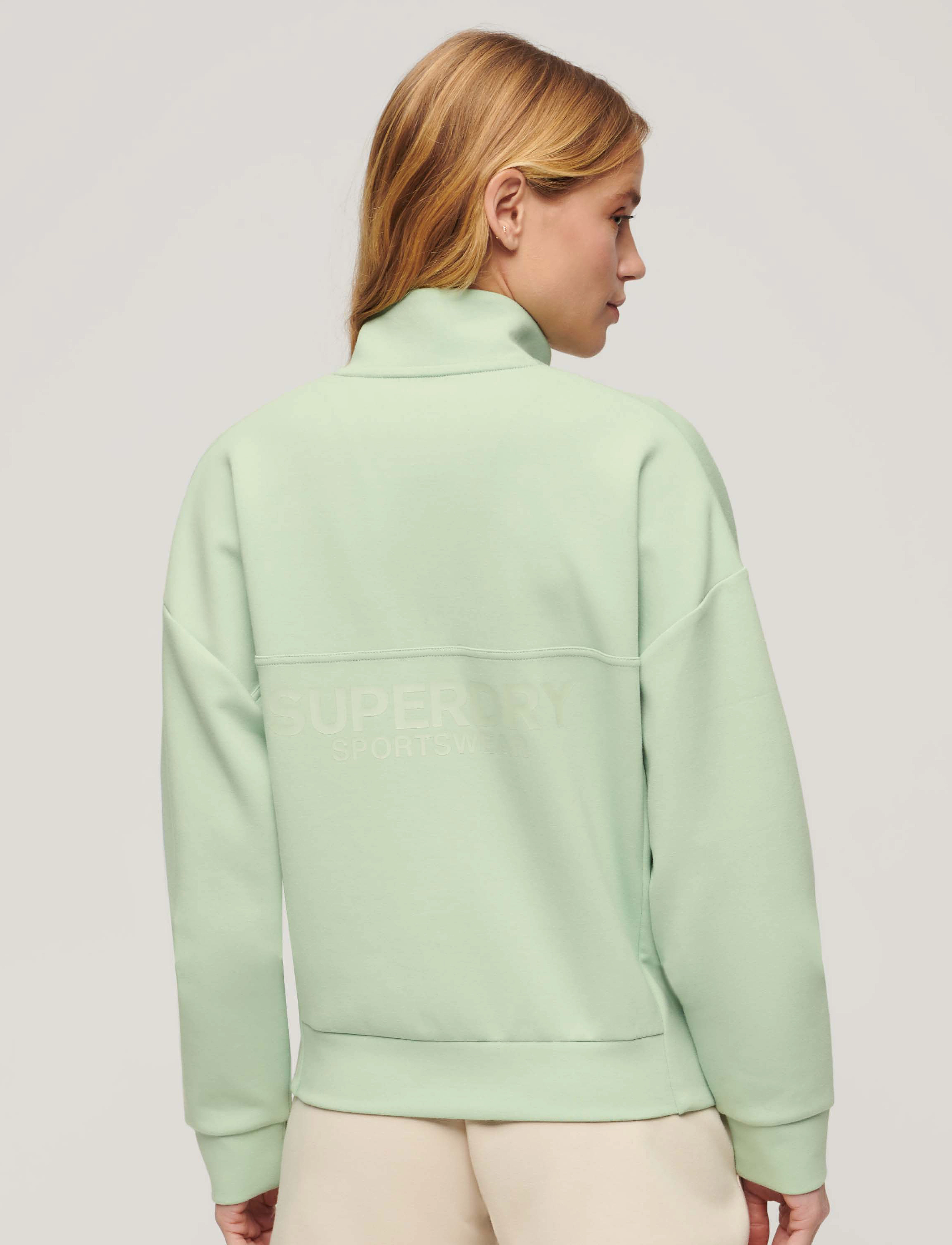 Superdry Sport - SPORT TECH RELAXED HALF ZIP - sea green - 3