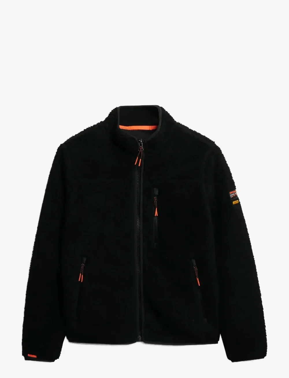 Superdry Sport - OUTDOOR FULL ZIP FLEECE - fleece & midlayer - black/black - 1