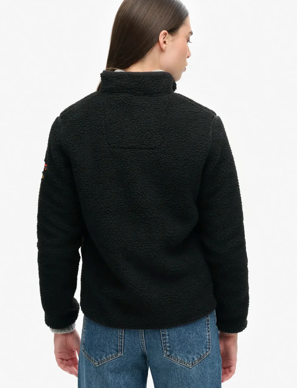 Superdry Sport - OUTDOOR FULL ZIP FLEECE - fleece & midlayer - black/black - 4