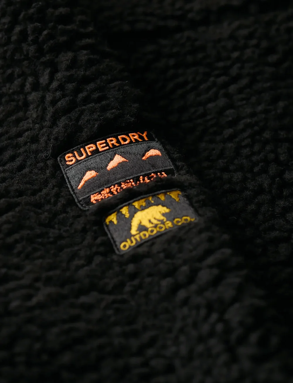 Superdry Sport - OUTDOOR FULL ZIP FLEECE - fleece & midlayer - black/black - 5