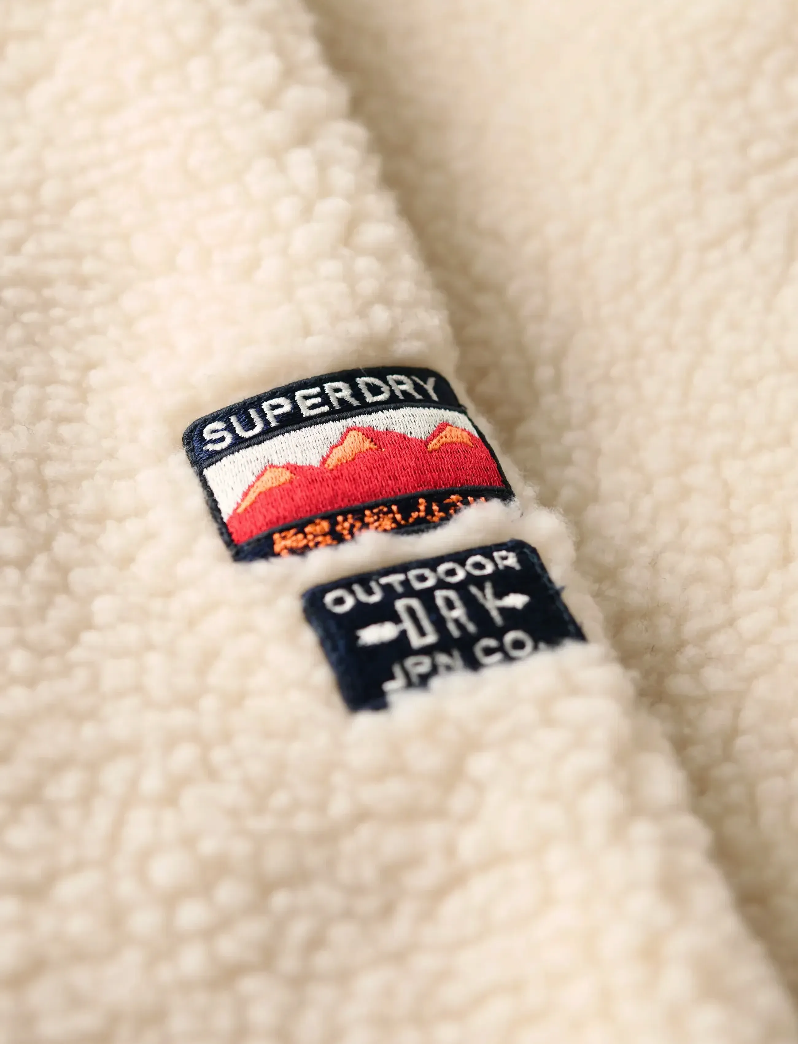 Superdry Sport - OUTDOOR FULL ZIP FLEECE - yläosat - ecru - 2