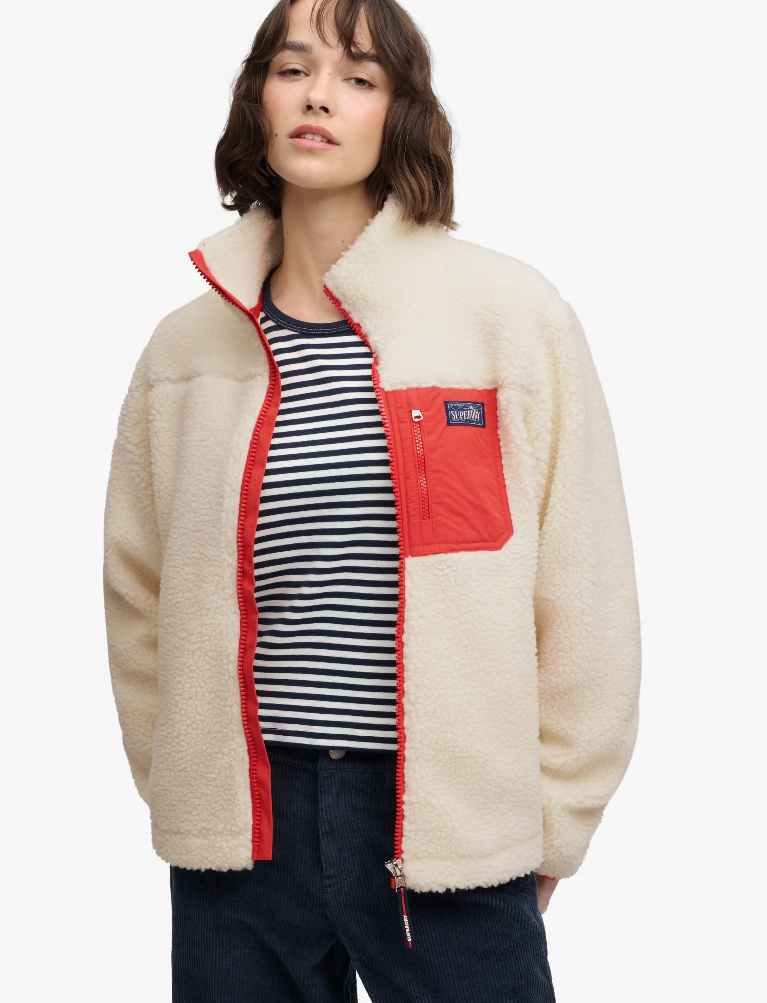 Superdry & Co Fleecejacka 'HERITAGE' dam – bild 2
