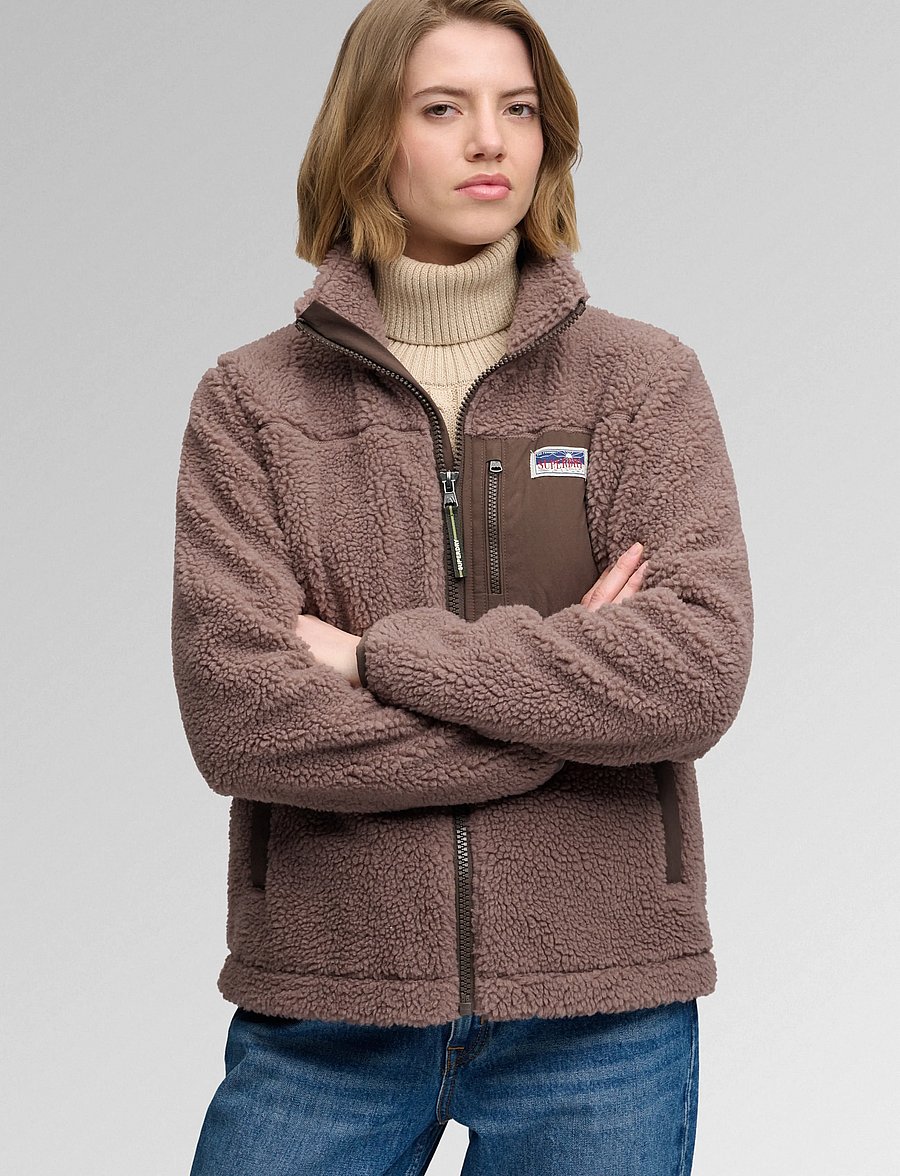Superdry Sport - HERITAGE ZIP THROUGH FLEECE - overdele - dark taupe - 3