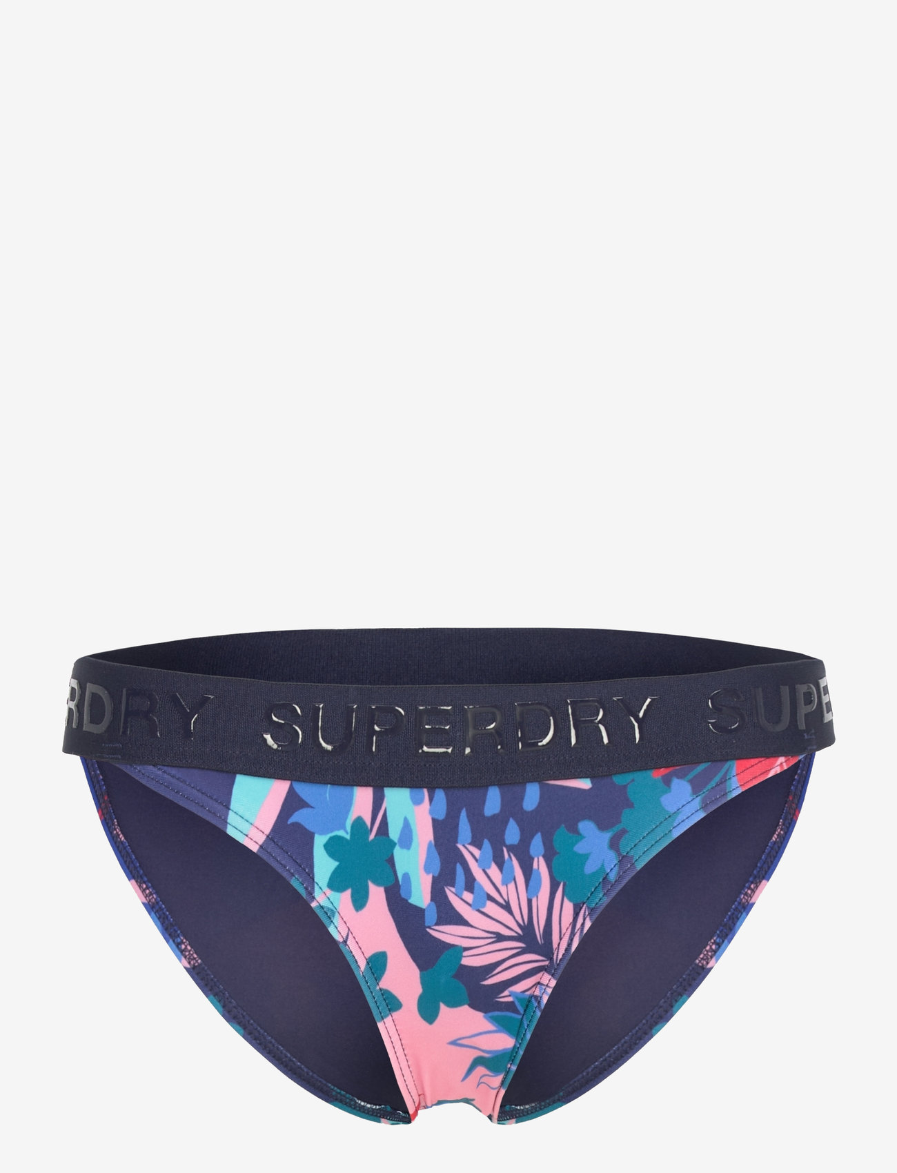 Superdry Sport - LOGO CLASSIC BIKINI BOTTOMS - sportiga badkläder - tropical stencil blue print - 1