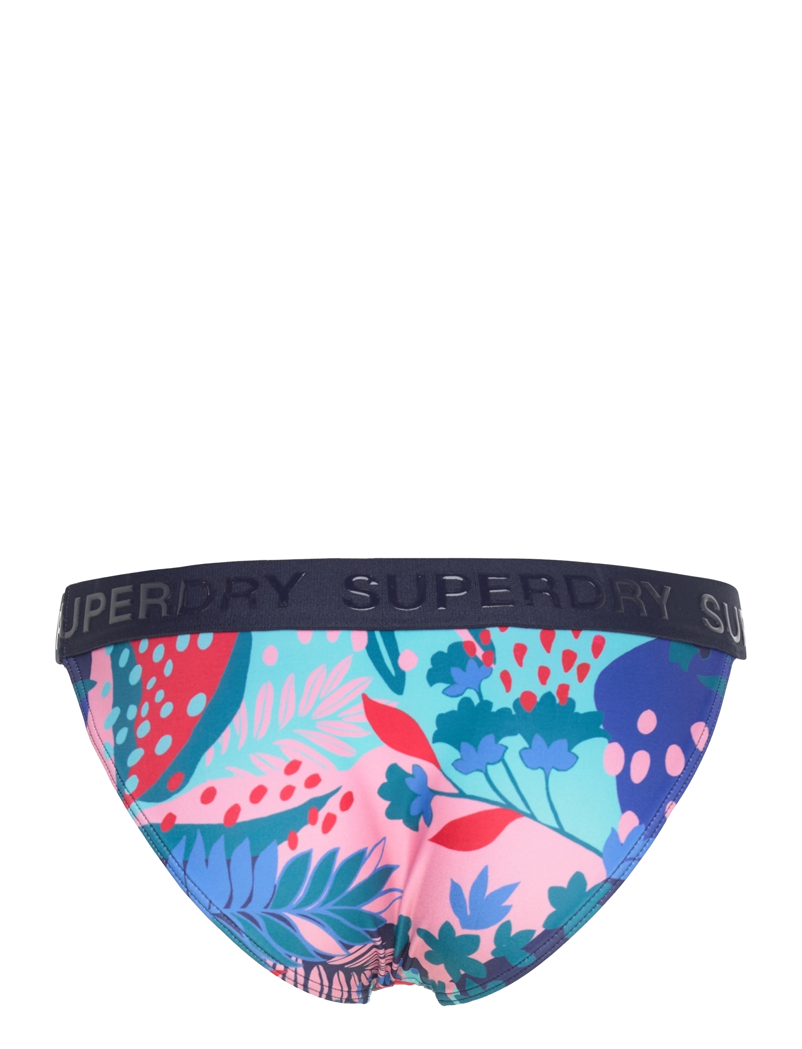Superdry Sport - LOGO CLASSIC BIKINI BOTTOMS - sports swimwear - tropical stencil blue print - 2