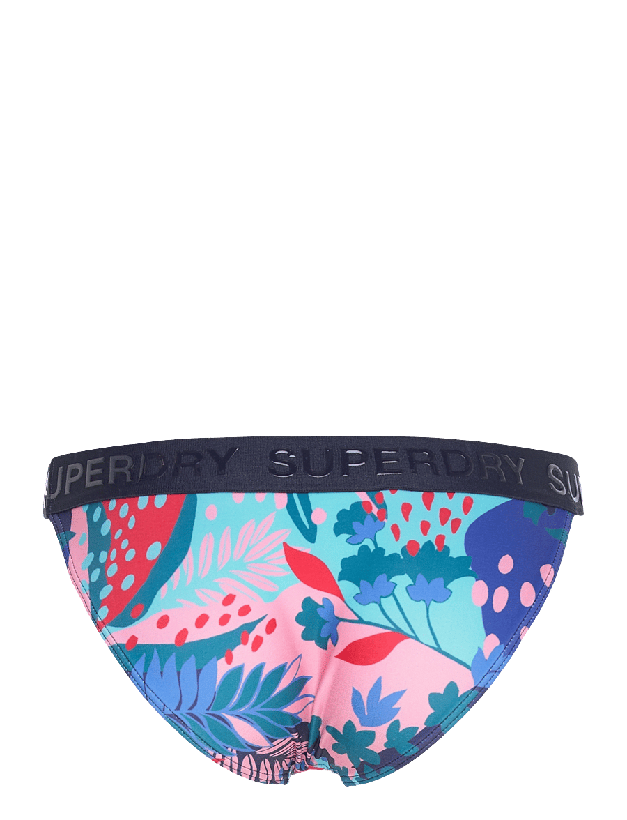 Superdry Sport - LOGO CLASSIC BIKINI BOTTOMS - sport-bademode - tropical stencil blue print - 2