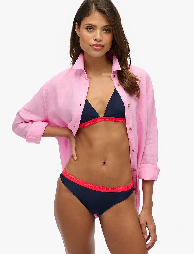 Superdry Sport - TRIANGLE ELASTIC BIKINI TOP - sportlikud ujumisriided - rich navy - 0