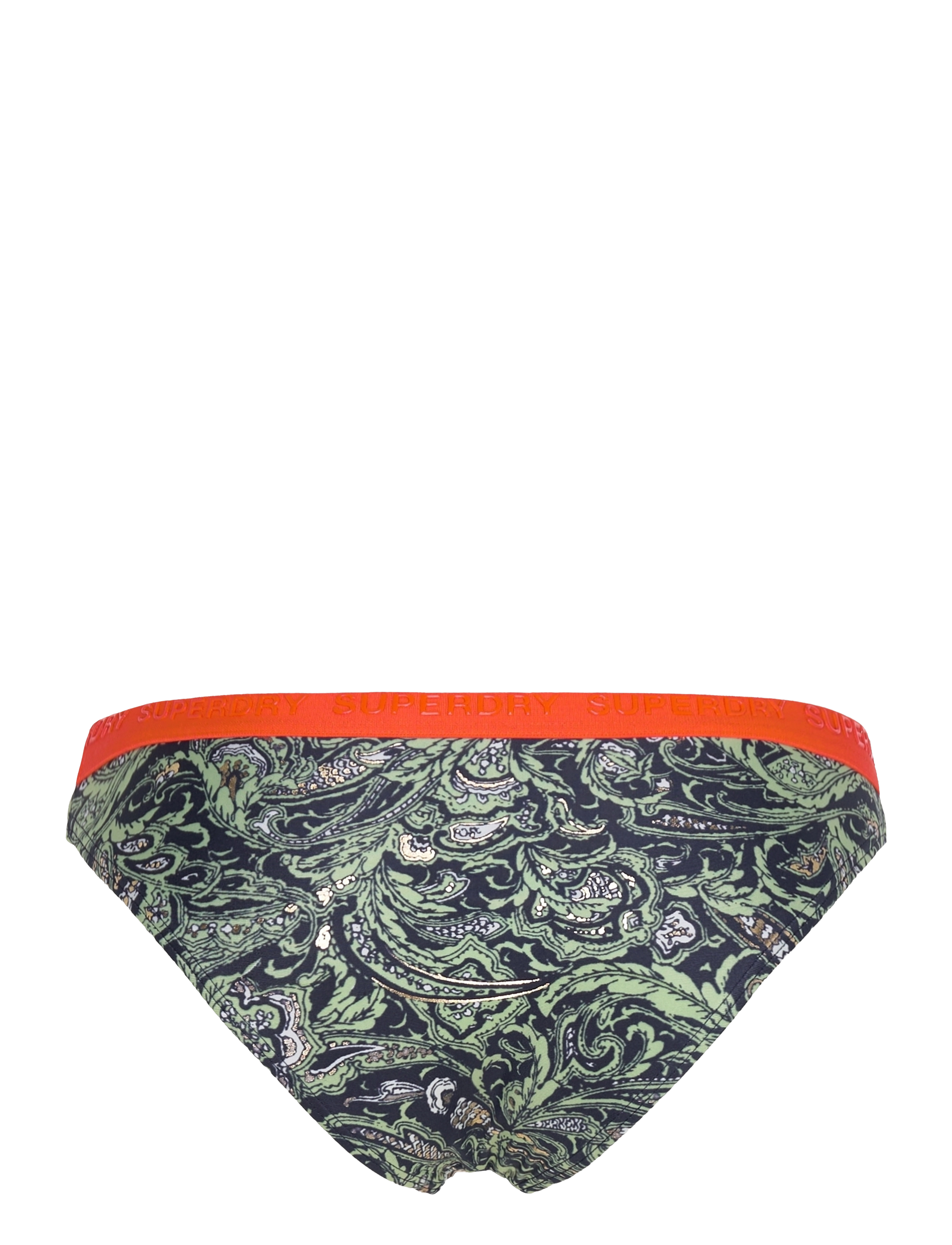 Superdry Sport - PRINT CLASSIC BIKINI BOTTOM - sportlikud ujumisriided - green leaf paisley - 2