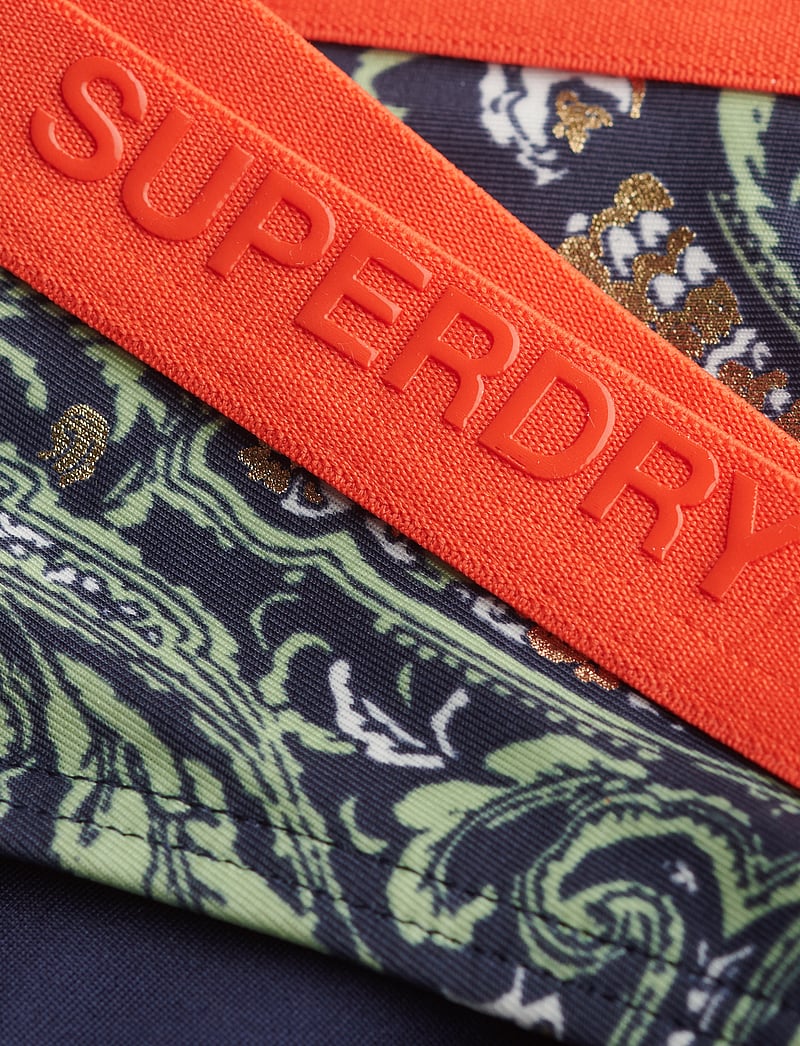 Superdry Sport - PRINT CLASSIC BIKINI BOTTOM - sportiga badkläder - green leaf paisley - 3