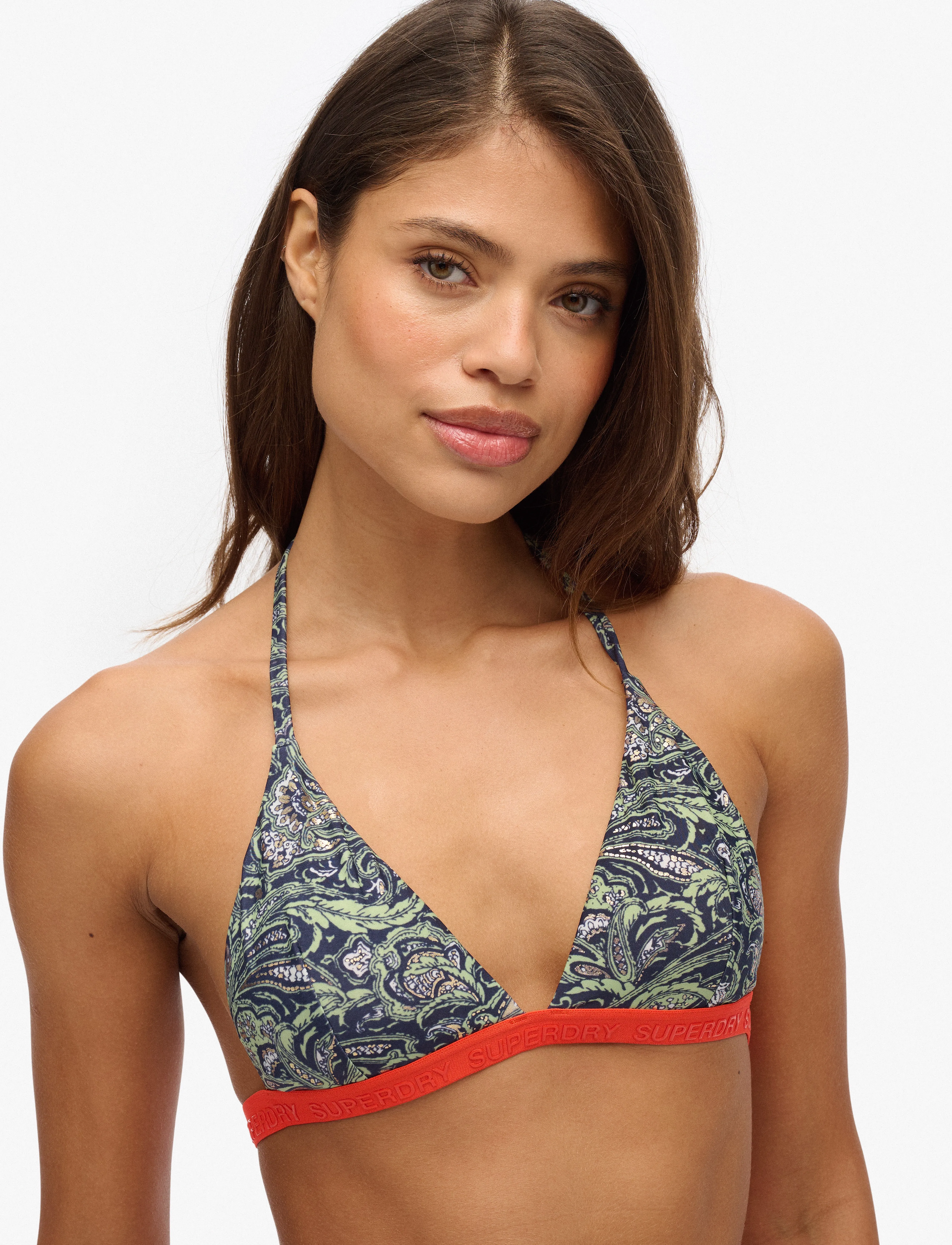 Superdry Sport - PRINT CLASSIC BIKINI BOTTOM - sportlikud ujumisriided - green leaf paisley - 4