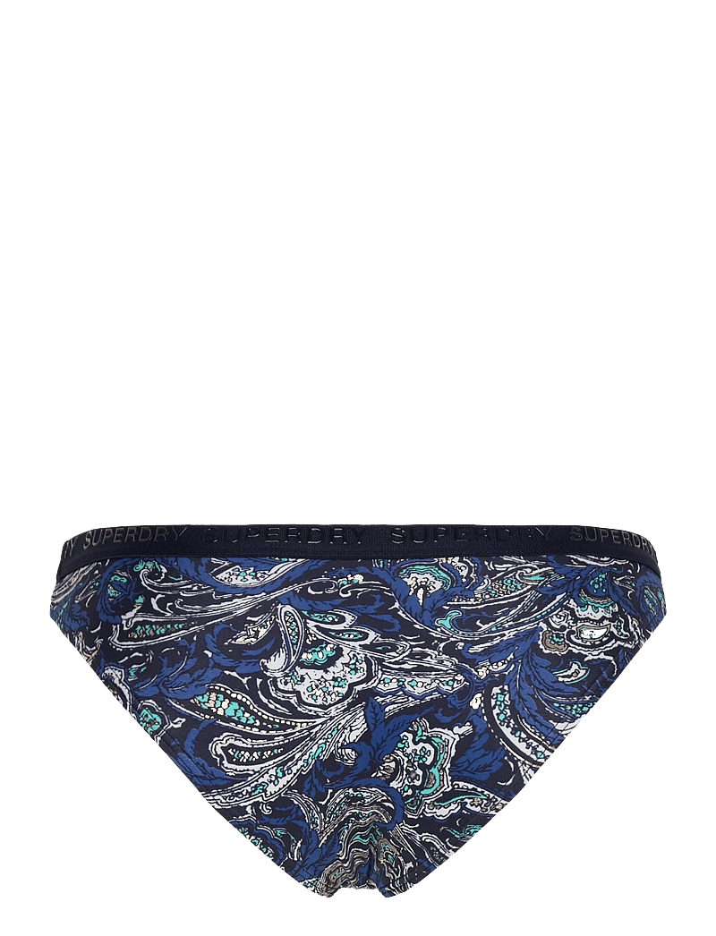 Superdry Sport - PRINT CLASSIC BIKINI BOTTOM - sports swimwear - navy leaf paisley - 2