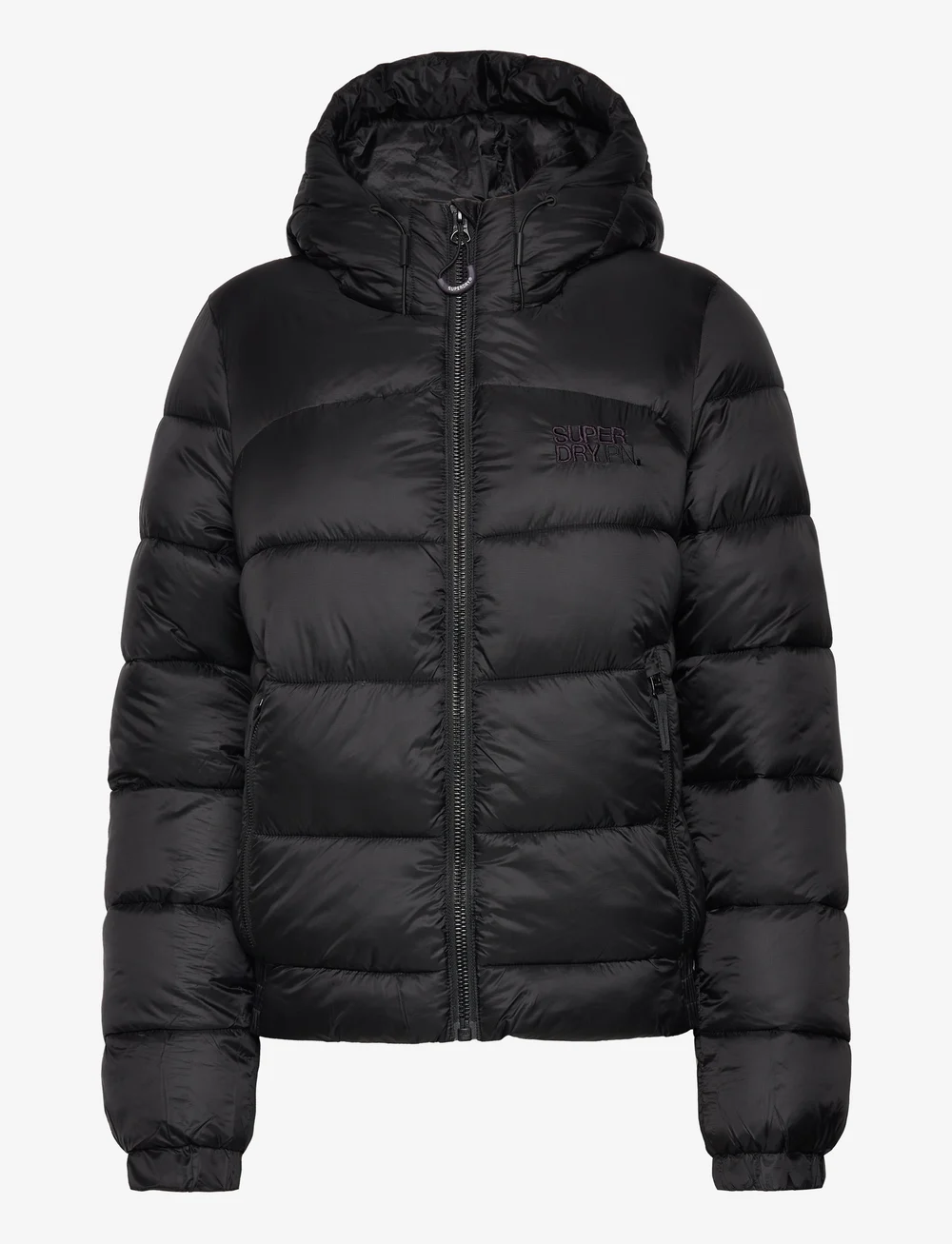 Superdry Sport - SPORTS PUFFER BOMBER JACKET - winterjacken - black - 1
