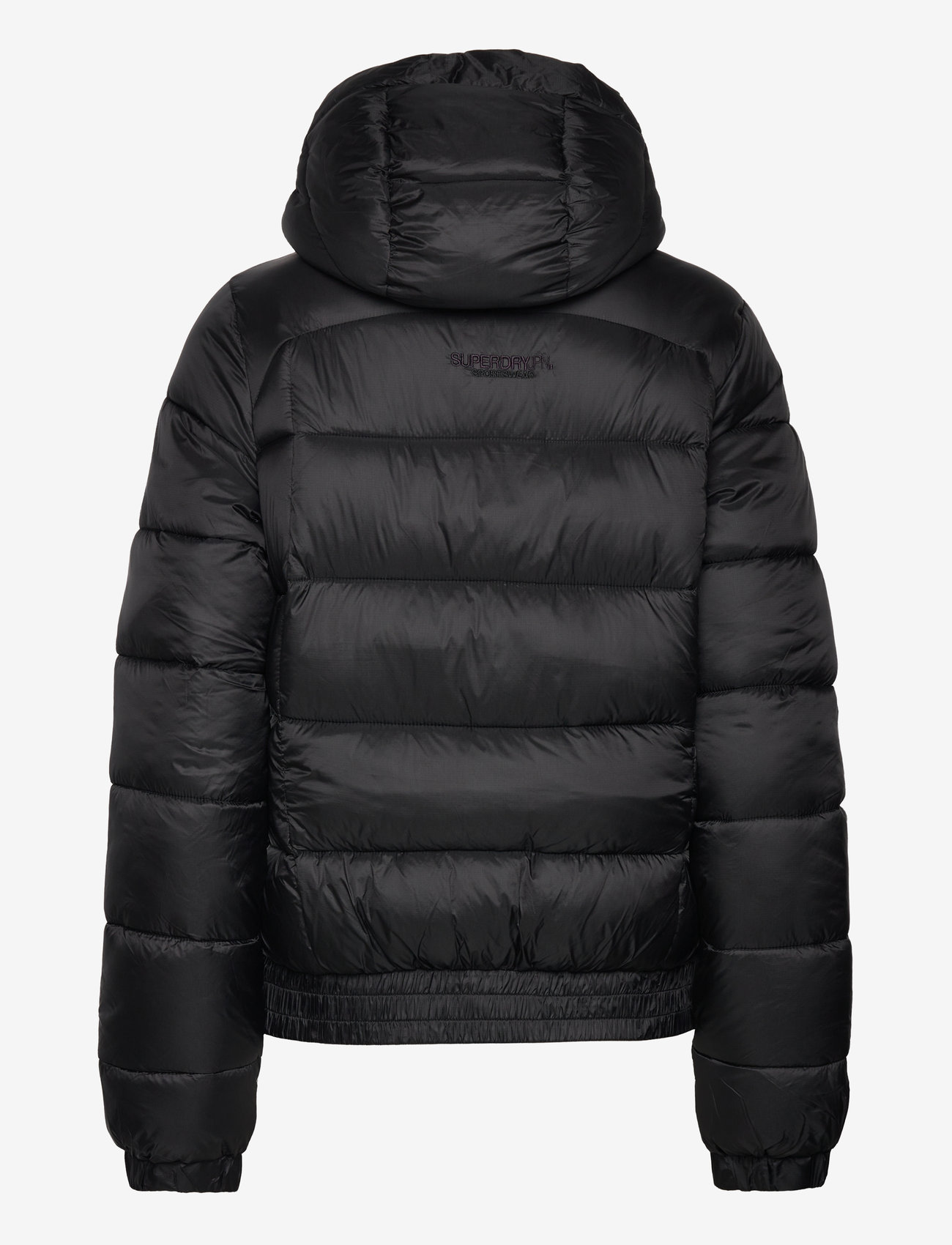 Superdry Sport - SPORTS PUFFER BOMBER JACKET - down jackets - black - 2