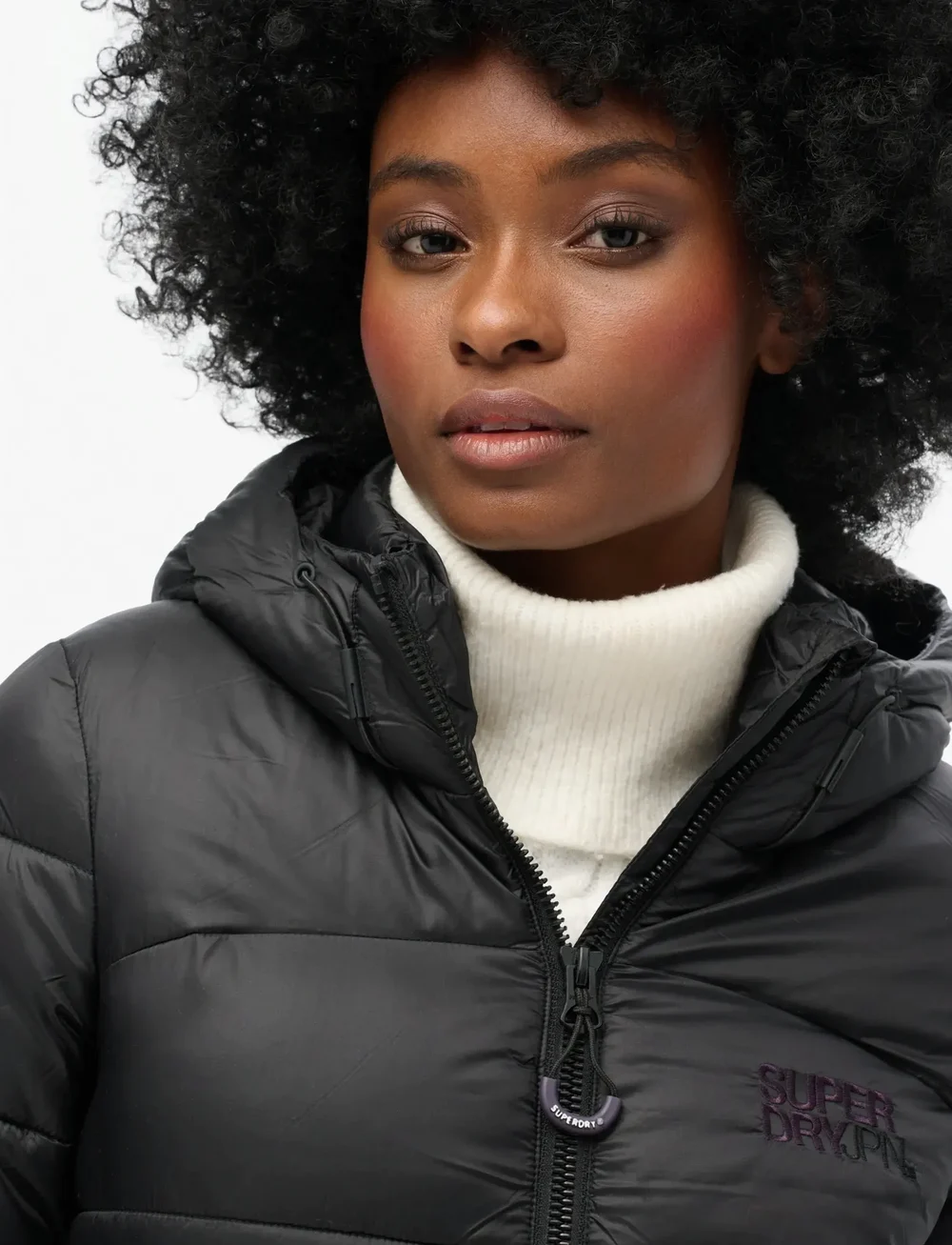 Superdry Sport - SPORTS PUFFER BOMBER JACKET - winterjacken - black - 4