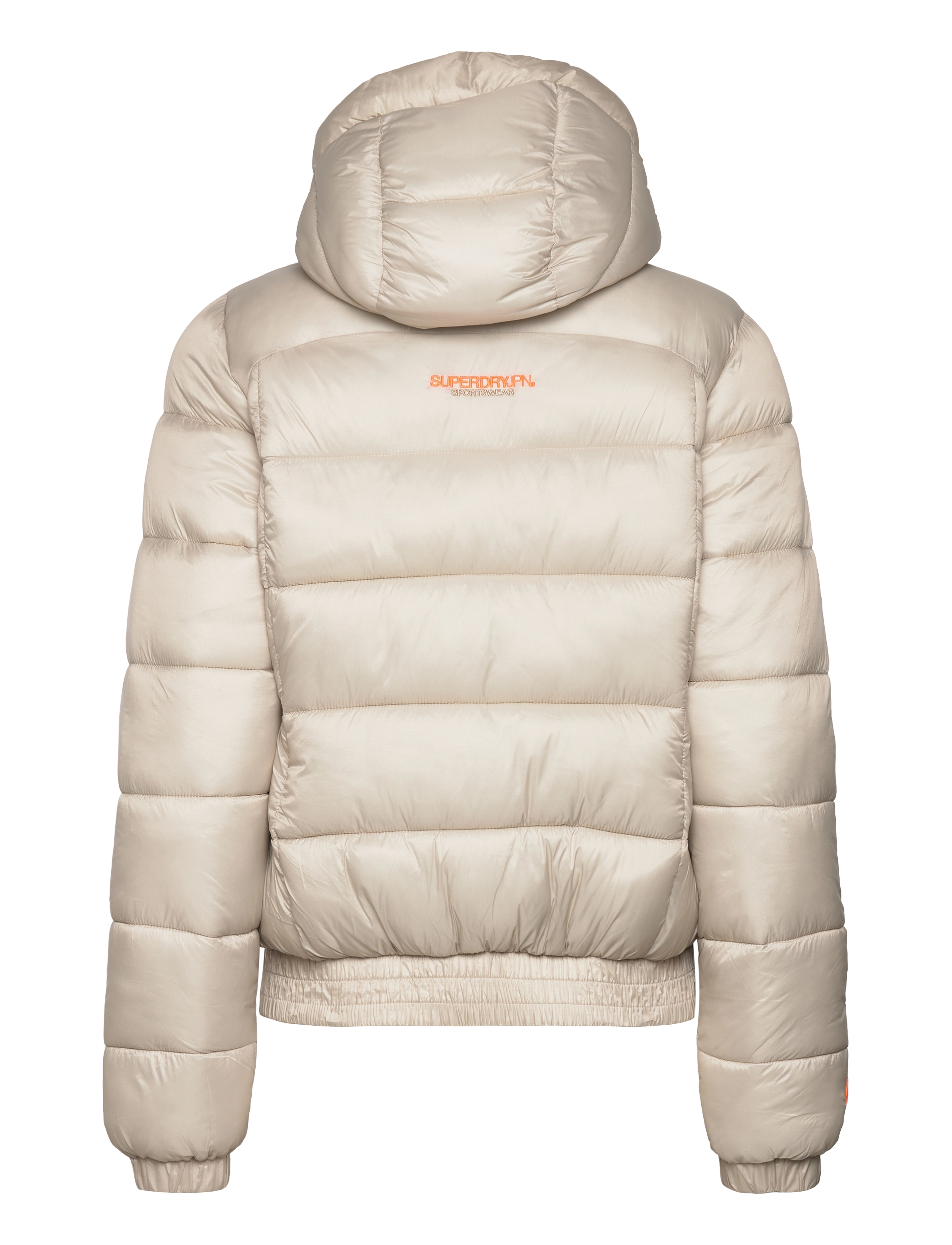 Superdry Sport - SPORTS PUFFER BOMBER JACKET - down- & padded jackets - pelican beige - 1