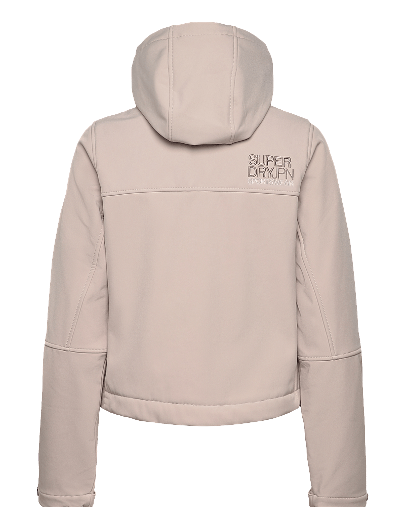 Superdry Sport - HOODED SOFT SHELL TREKKER JKT - friluftsjackor - chateau grey - 2