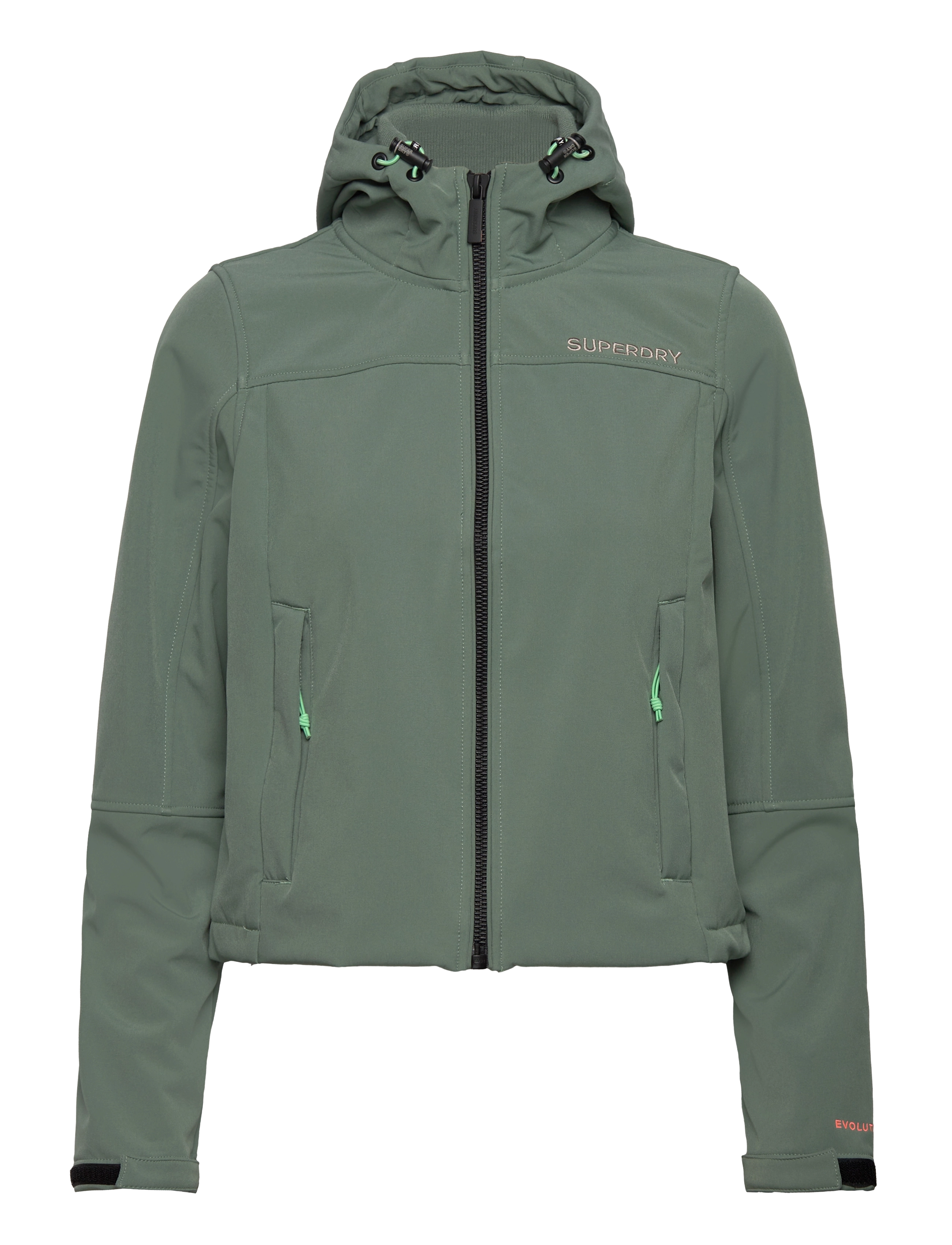 Superdry Sport - HOODED SOFT SHELL TREKKER JKT - laurel khaki - 1