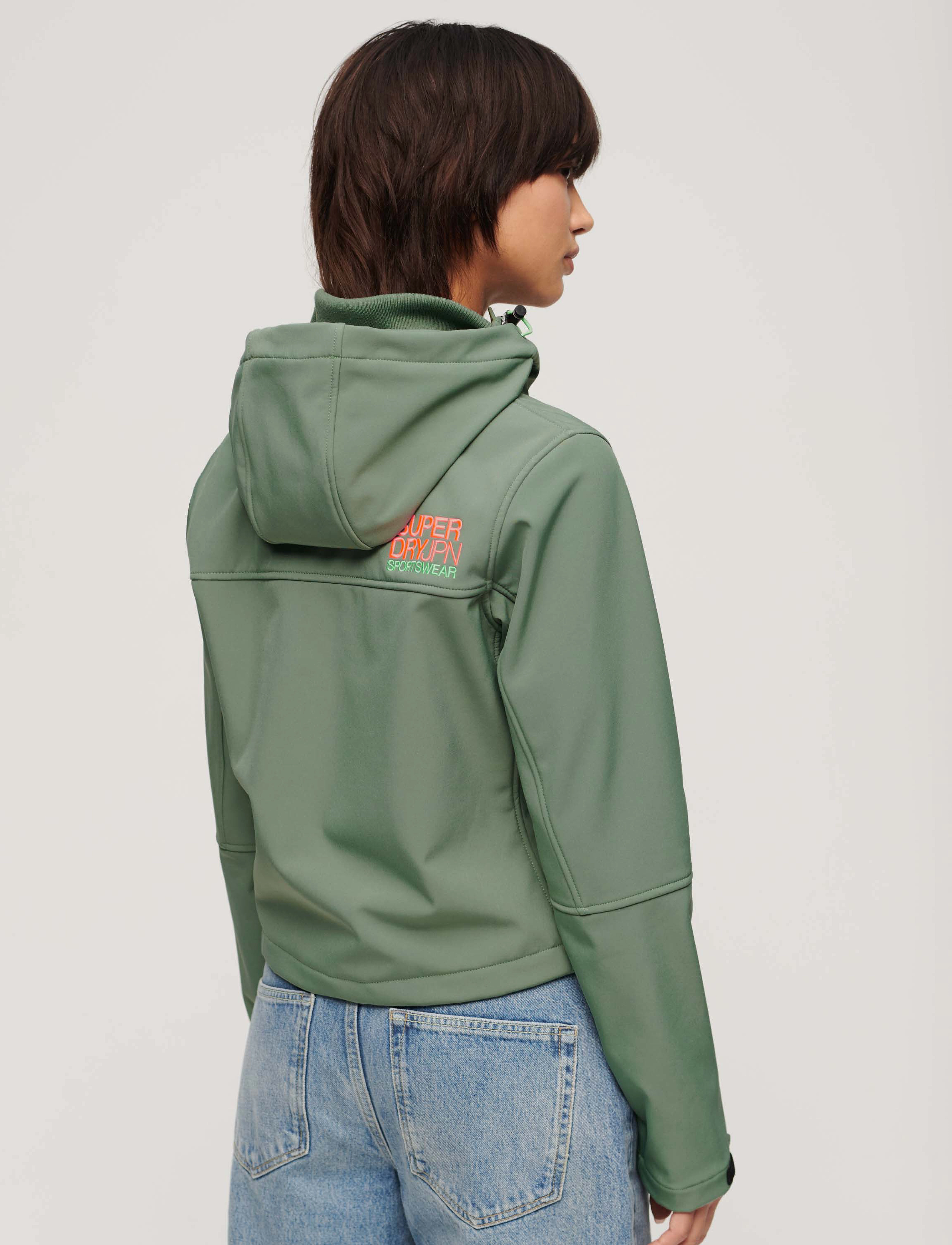 Superdry Sport - HOODED SOFT SHELL TREKKER JKT - laurel khaki - 3