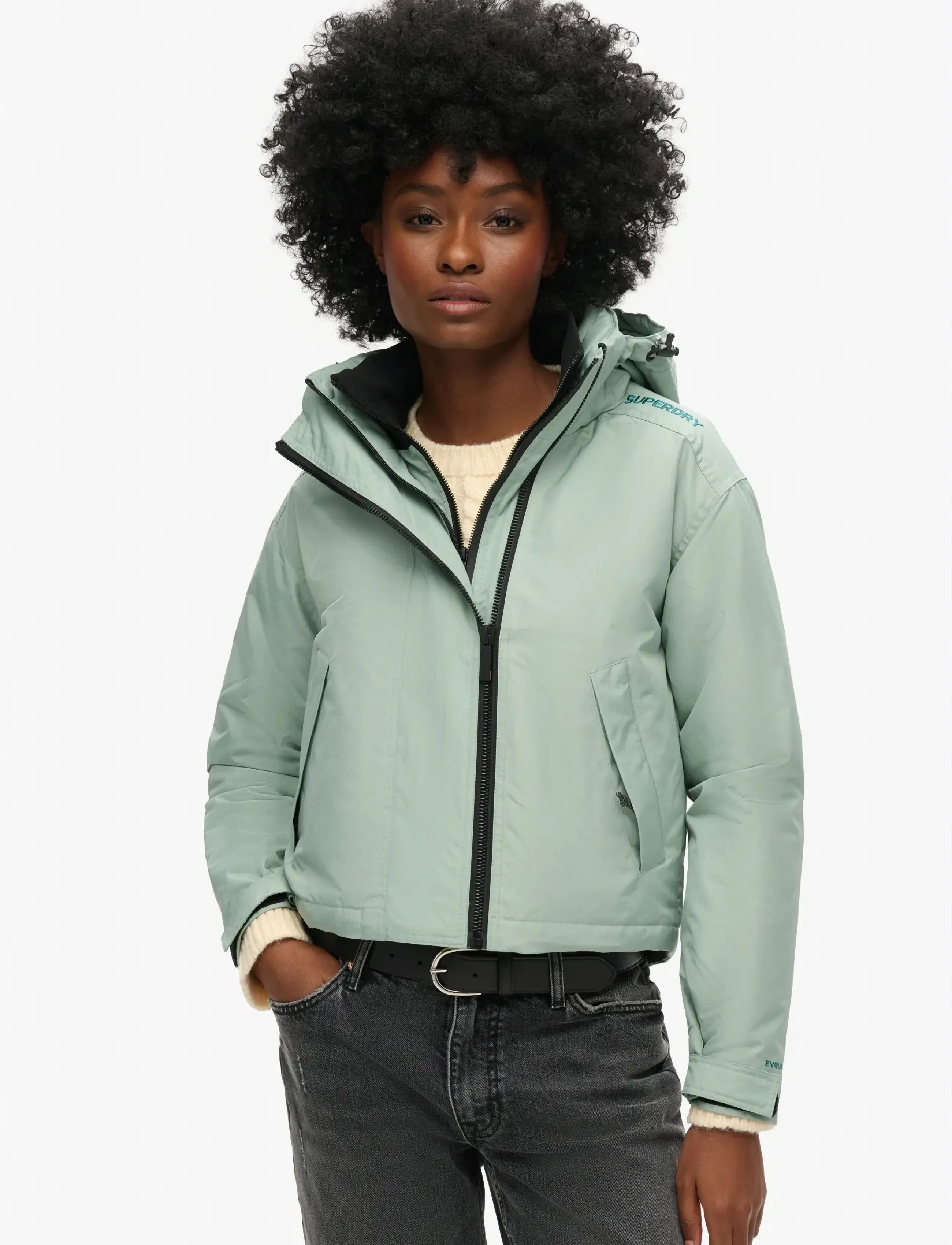 Superdry Sport - CODE WINDCHEATER JACKET - talvejoped - light jade green - 2