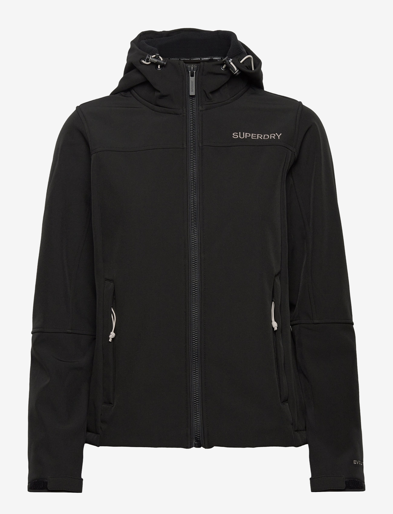 Superdry Sport - HOODED SOFTSHELL JACKET - black - 0