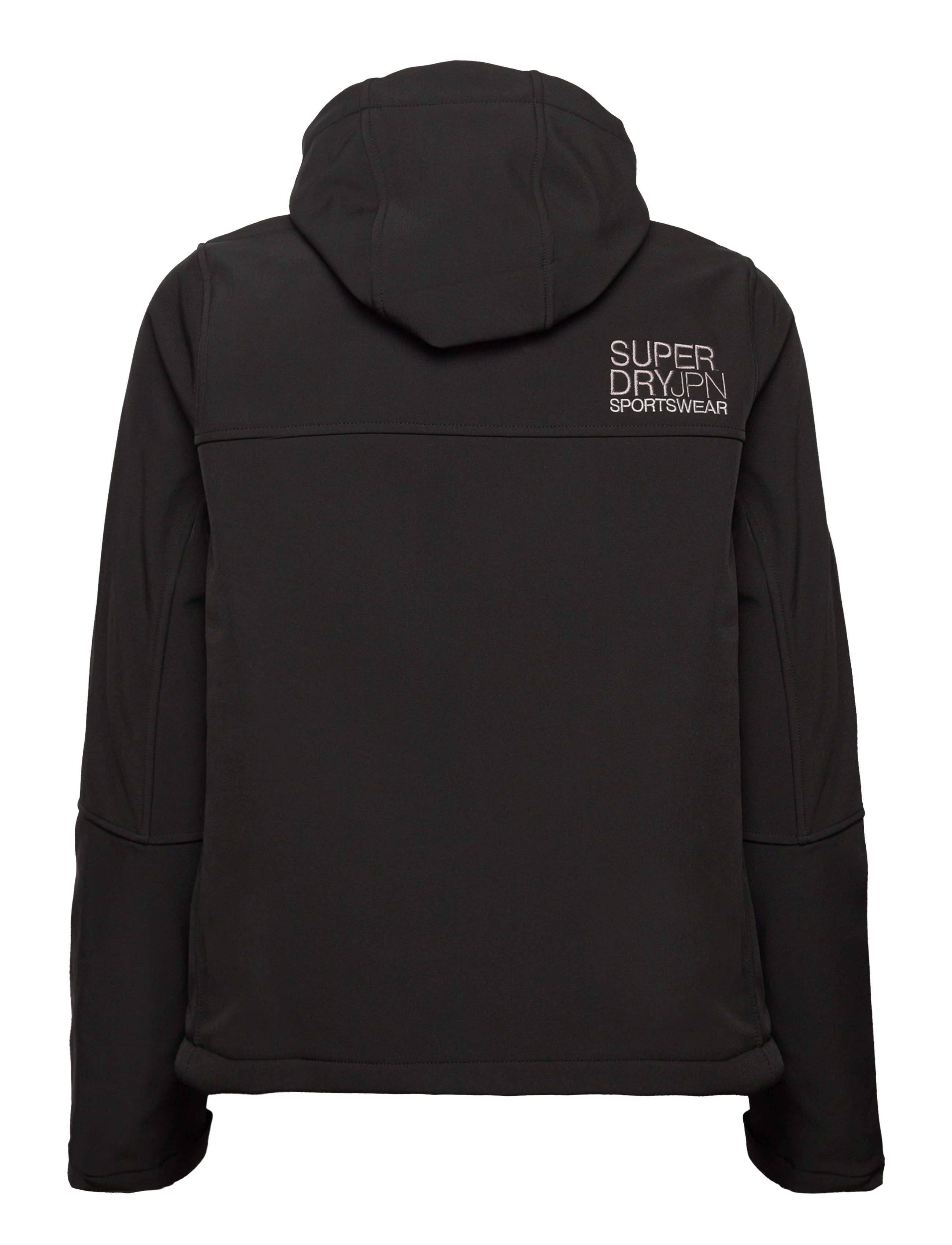 Superdry Sport - HOODED SOFTSHELL JACKET - black - 1