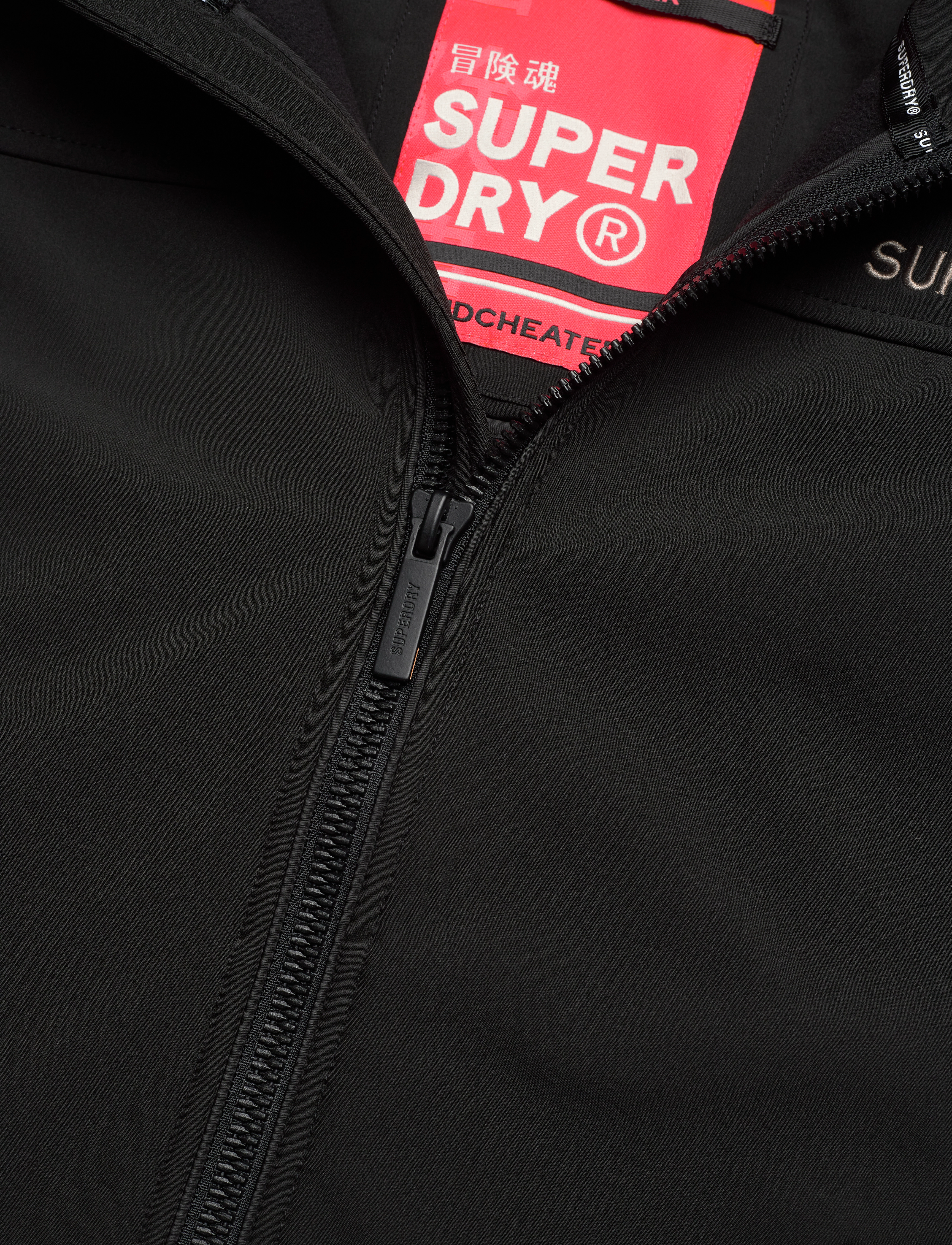 Superdry Sport - HOODED SOFTSHELL JACKET - black - 5
