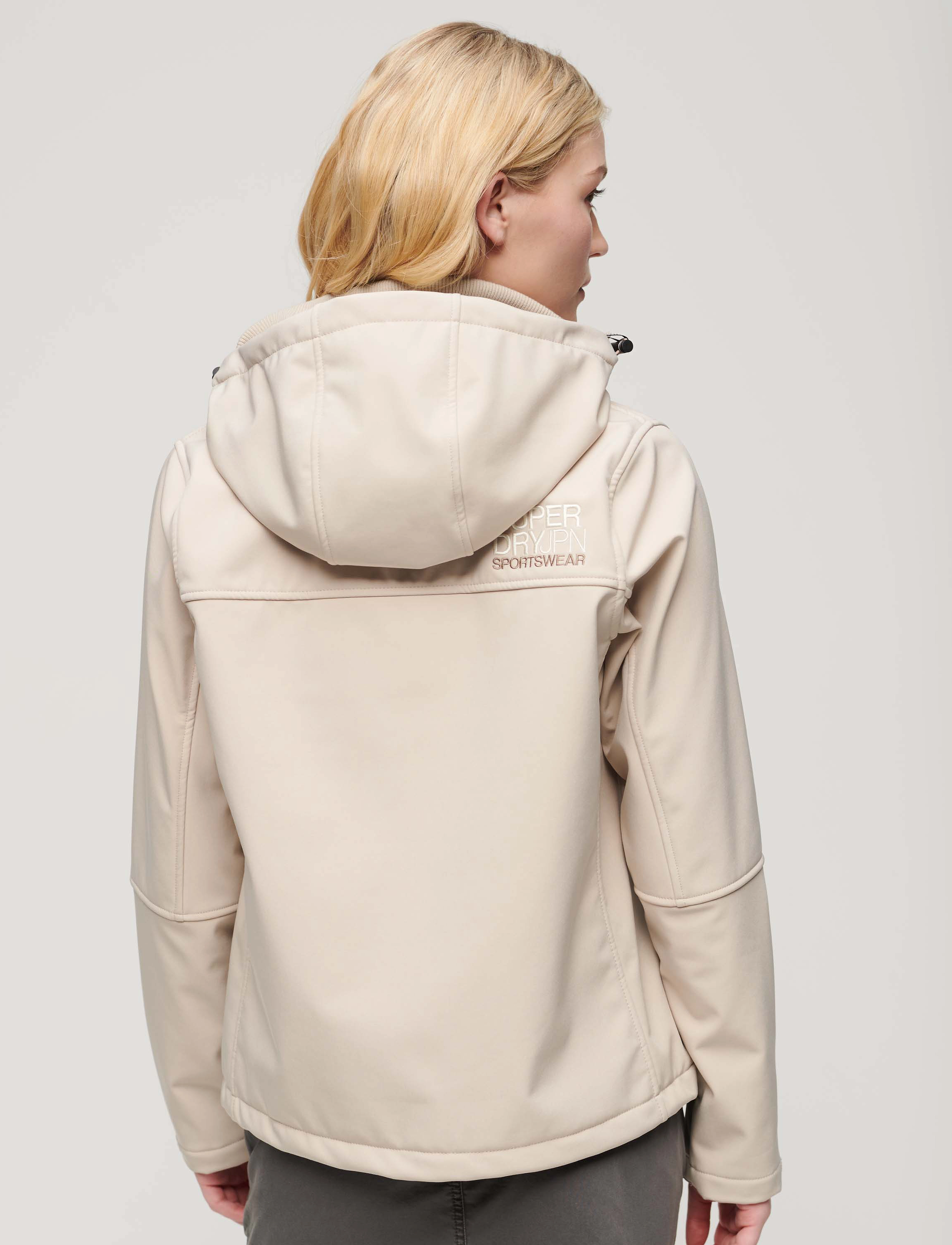 Superdry Sport - HOODED SOFTSHELL JACKET - chateau grey - 3