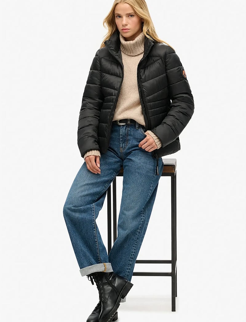 Superdry Sport - FUJI QUILT PADDED JACKET - winter jacket - black - 4