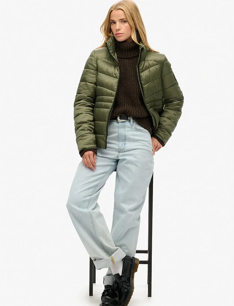 Superdry Sport - FUJI QUILT PADDED JACKET - winter jacket - dusty olive green - 3