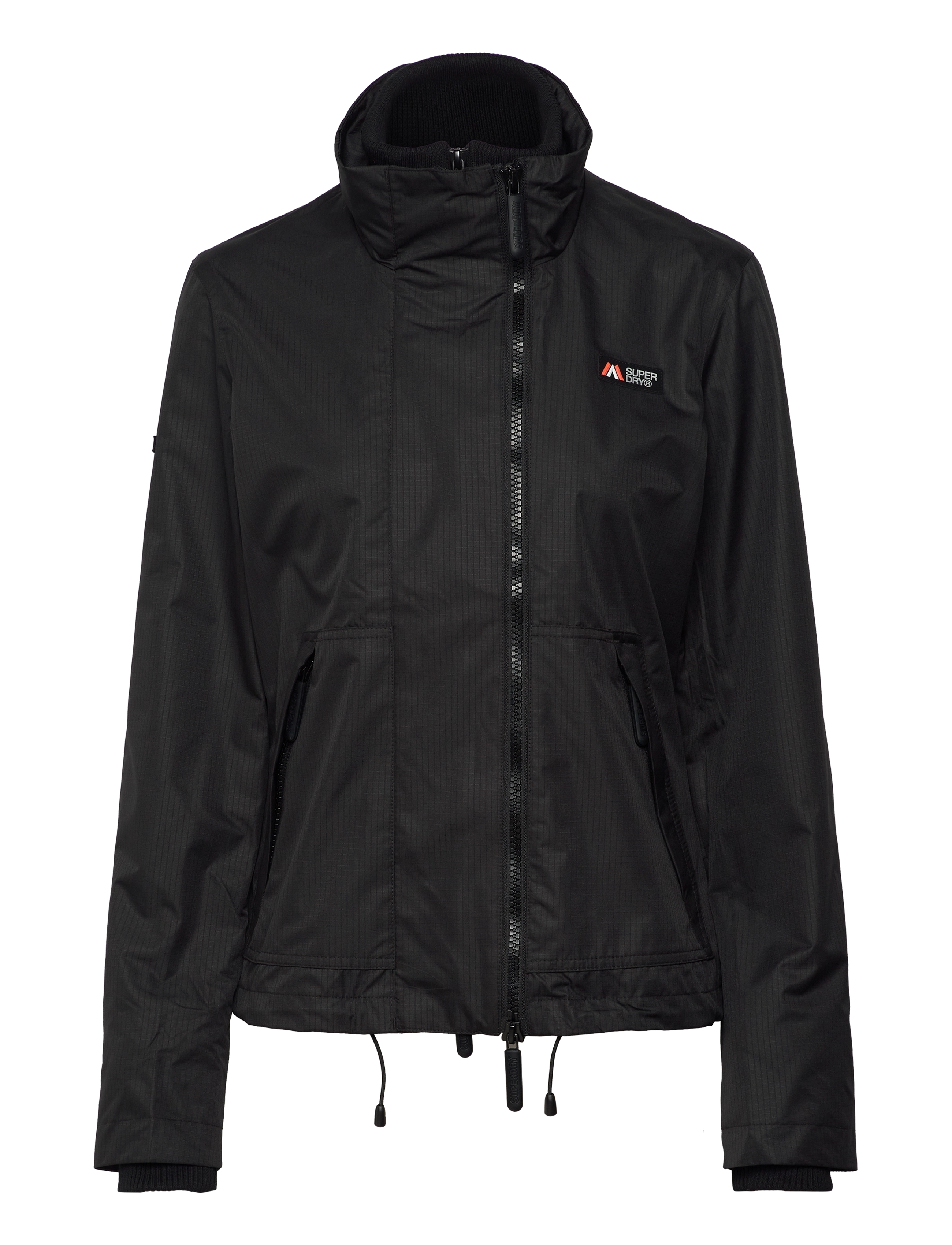 SUPERDRY SPORT Mtn Windbreaker Jacke Schwarz - XS - Damen