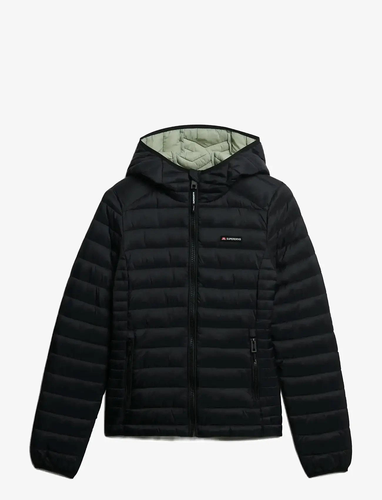 Superdry Sport - HOODED FUJI LITE PADDED JACKET - vinterjakker - black - 1