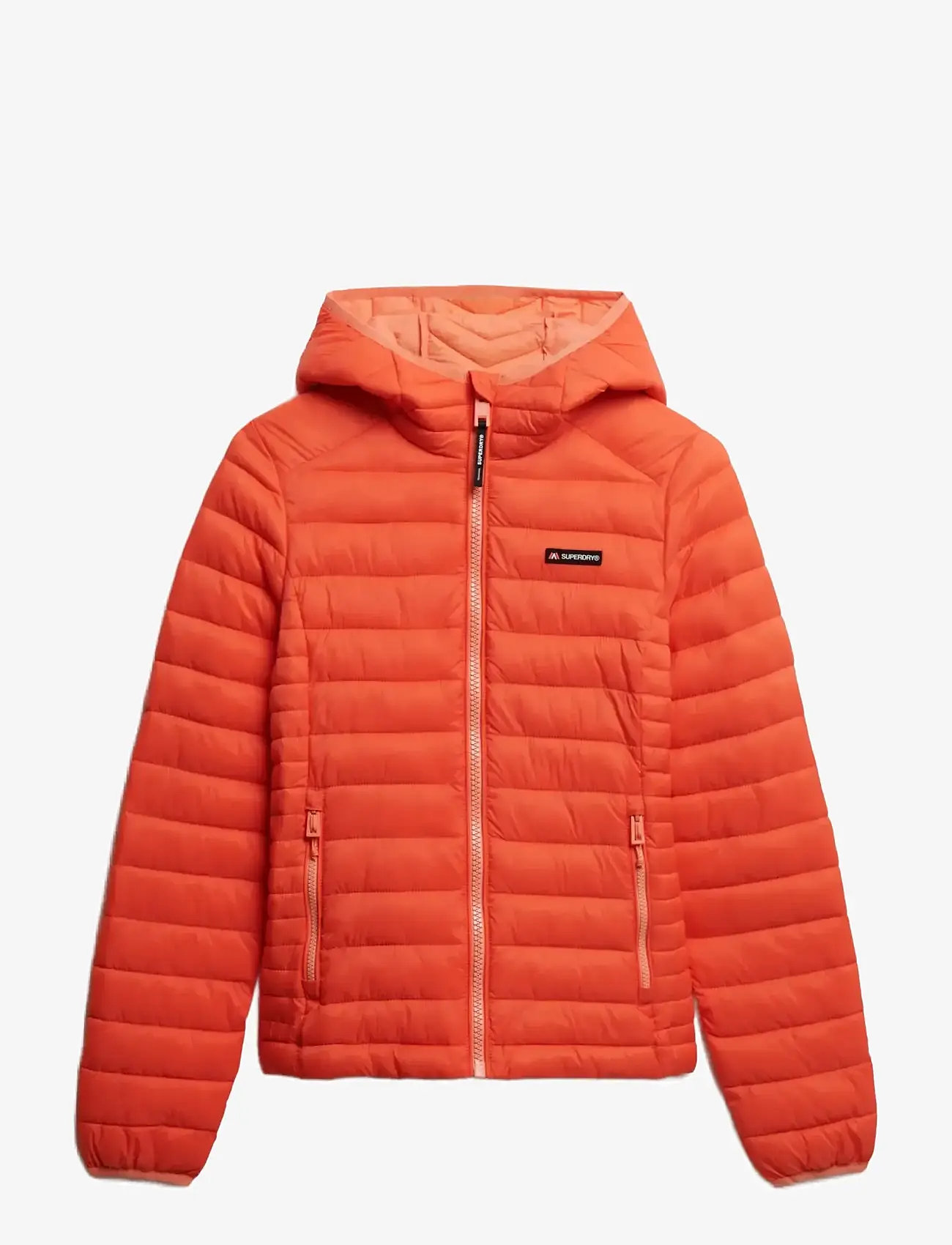 Superdry Sport - HOODED FUJI LITE PADDED JACKET - talvejoped - hot coral - 1