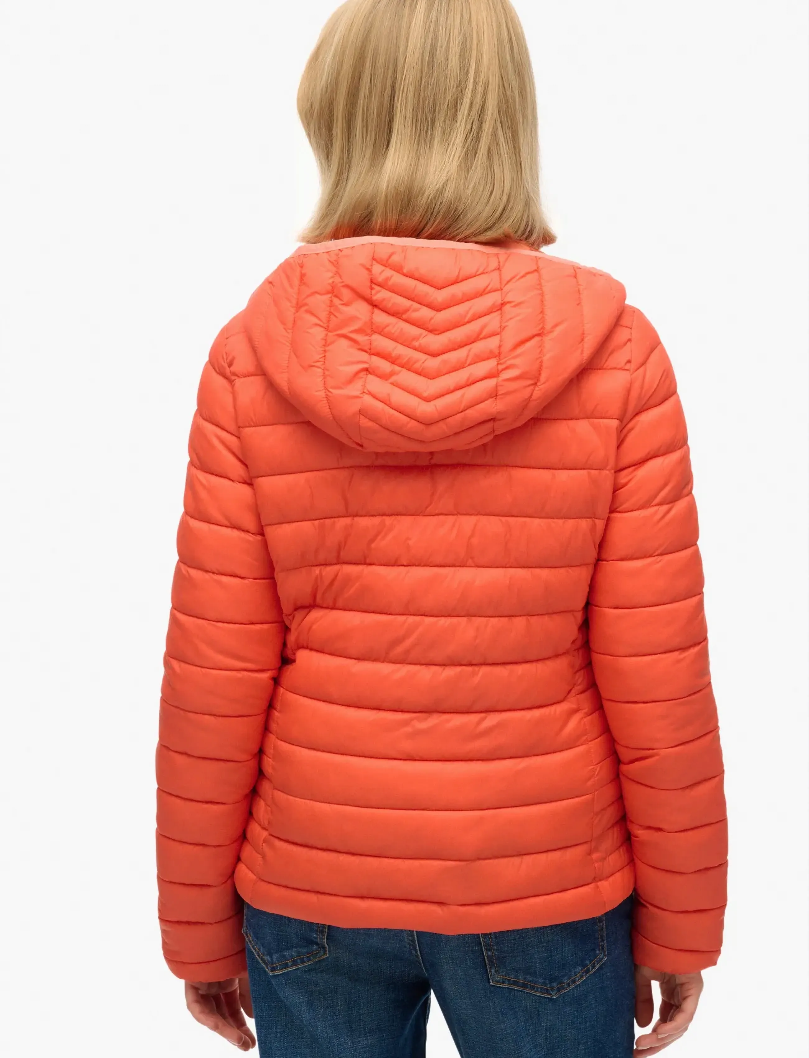 Superdry Sport - HOODED FUJI LITE PADDED JACKET - kurtki zimowe - hot coral - 5