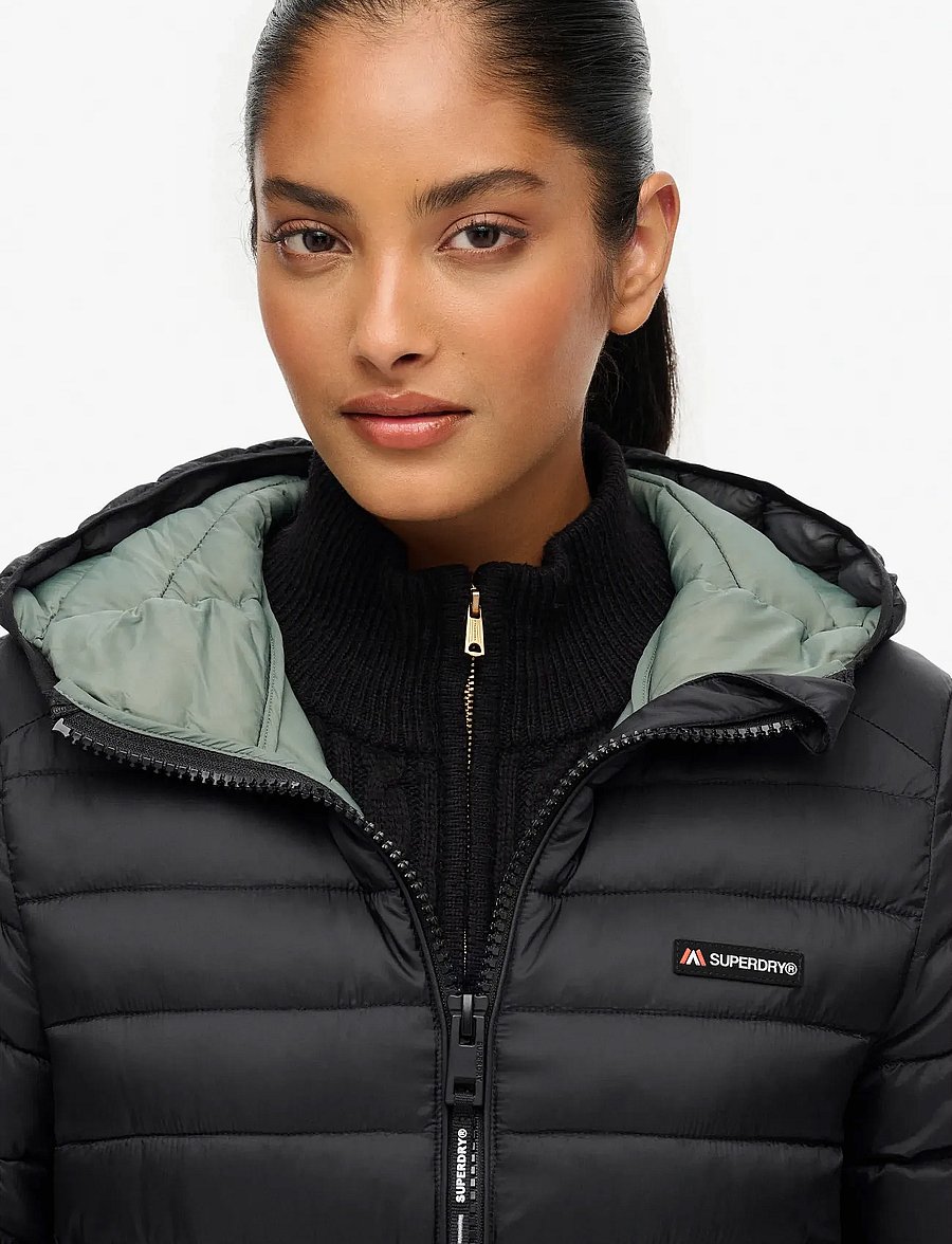 Superdry Sport - HOOD FUJI LITE MID PADDED JKT - vinterjackor - black - 2