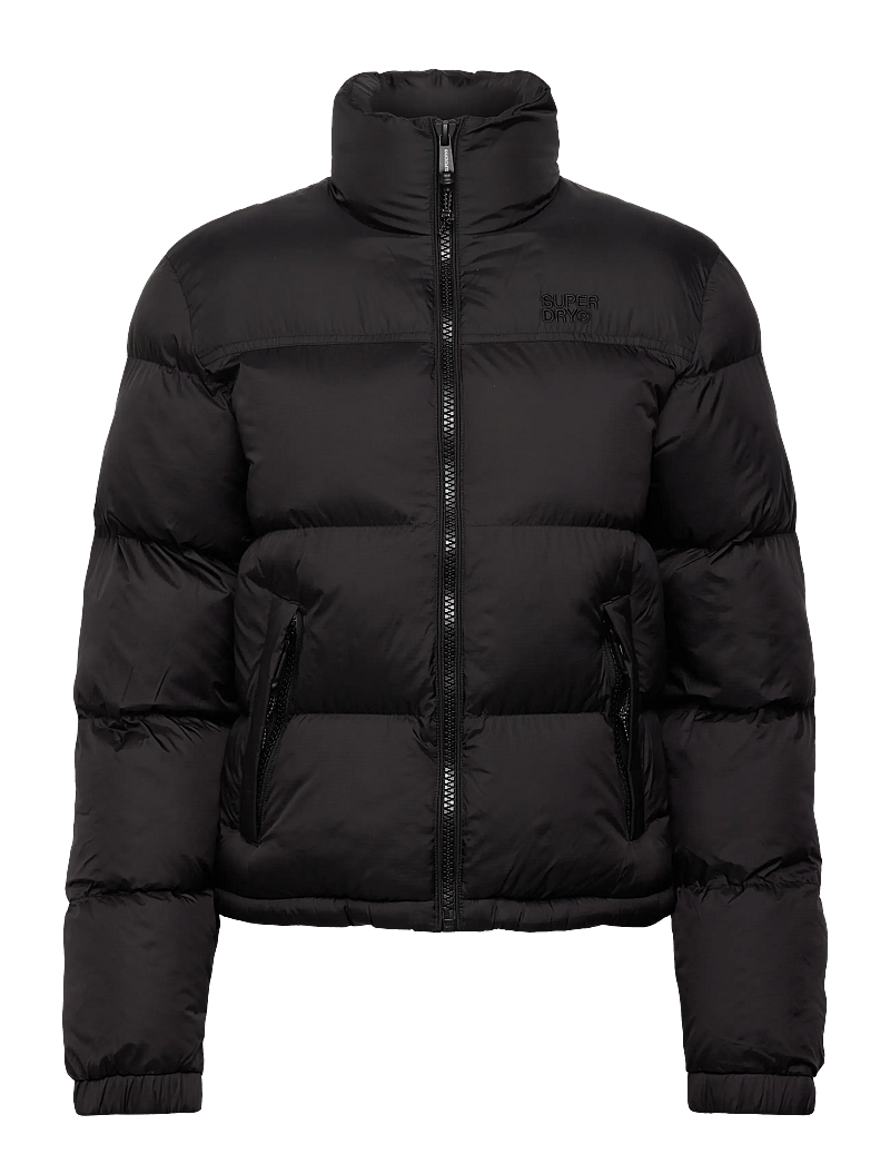 Superdry Sport - NON HOODED TECH PADDED JKT - kurtki zimowe - black - 1